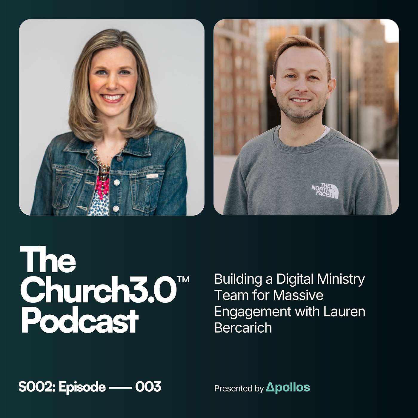Lauren Bercarich: Building a Digital Ministry Team for Massive Engagement | Church3.0 episode artwork