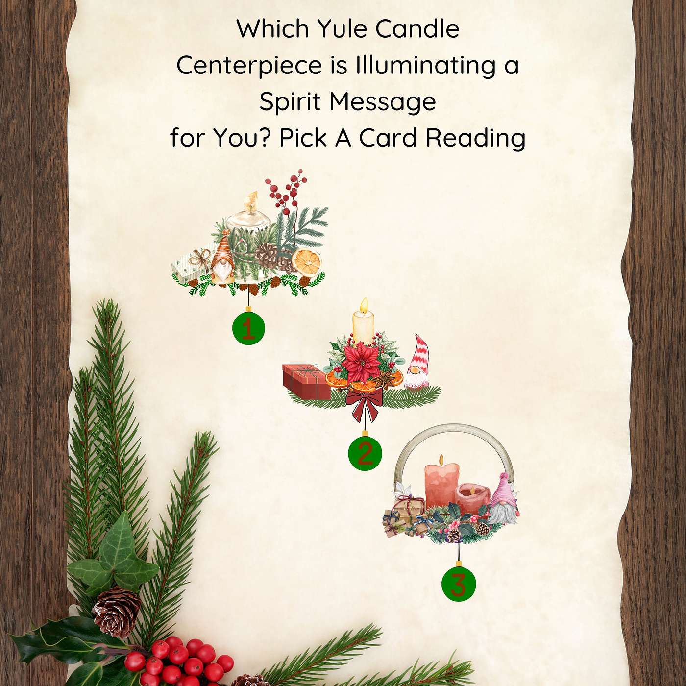 Which Yule Candle Centerpiece is Illuminating a Spirit Message for You? Yule Candle#3 episode artwork