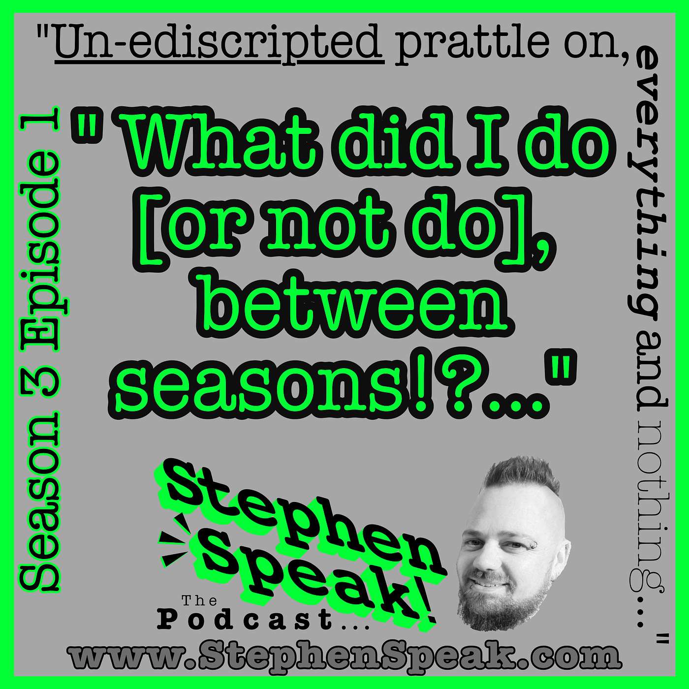3.01 /// What did I do [or not do], between seasons!?...