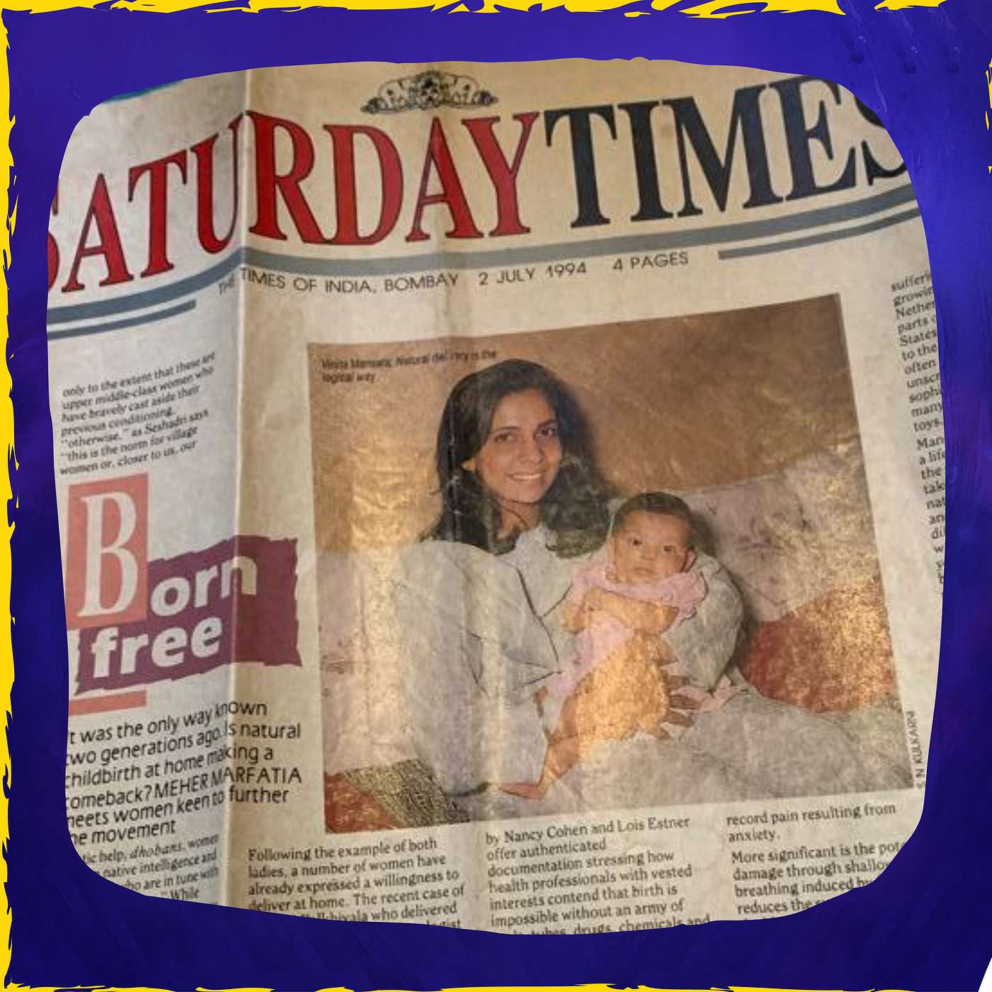 #94 - Vinita Mansata's HBAC (Home birth after Cesarean) with a traditional Indian Birth Attendant | No Medication Parenting and more..