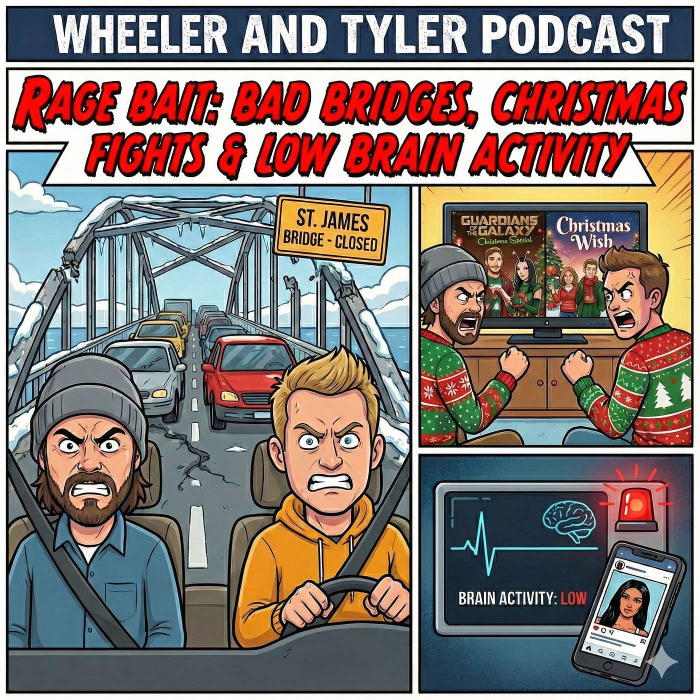 Rage Bait: Bad Bridges, Christmas Fights & Low Brain Activity