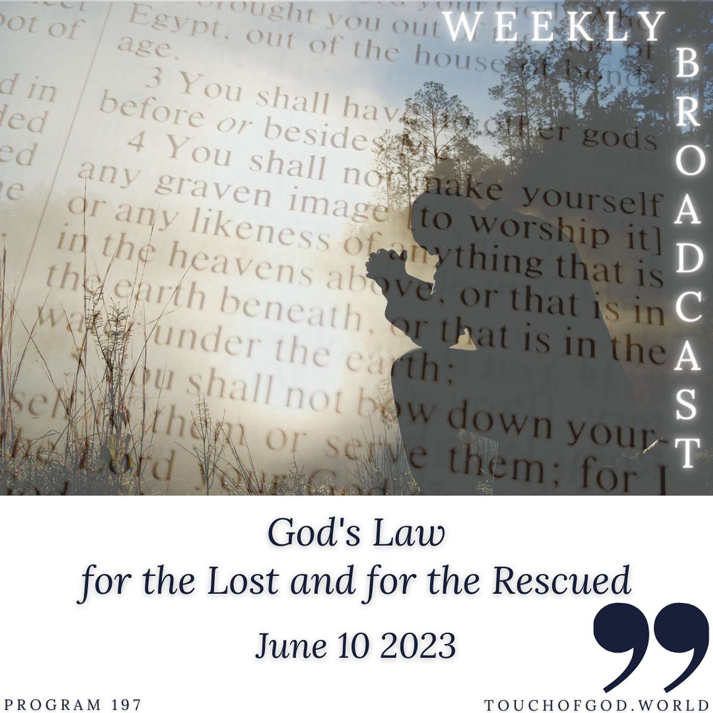God's Law for the Lost and for the Rescued (197) - June 10 2023 episode artwork