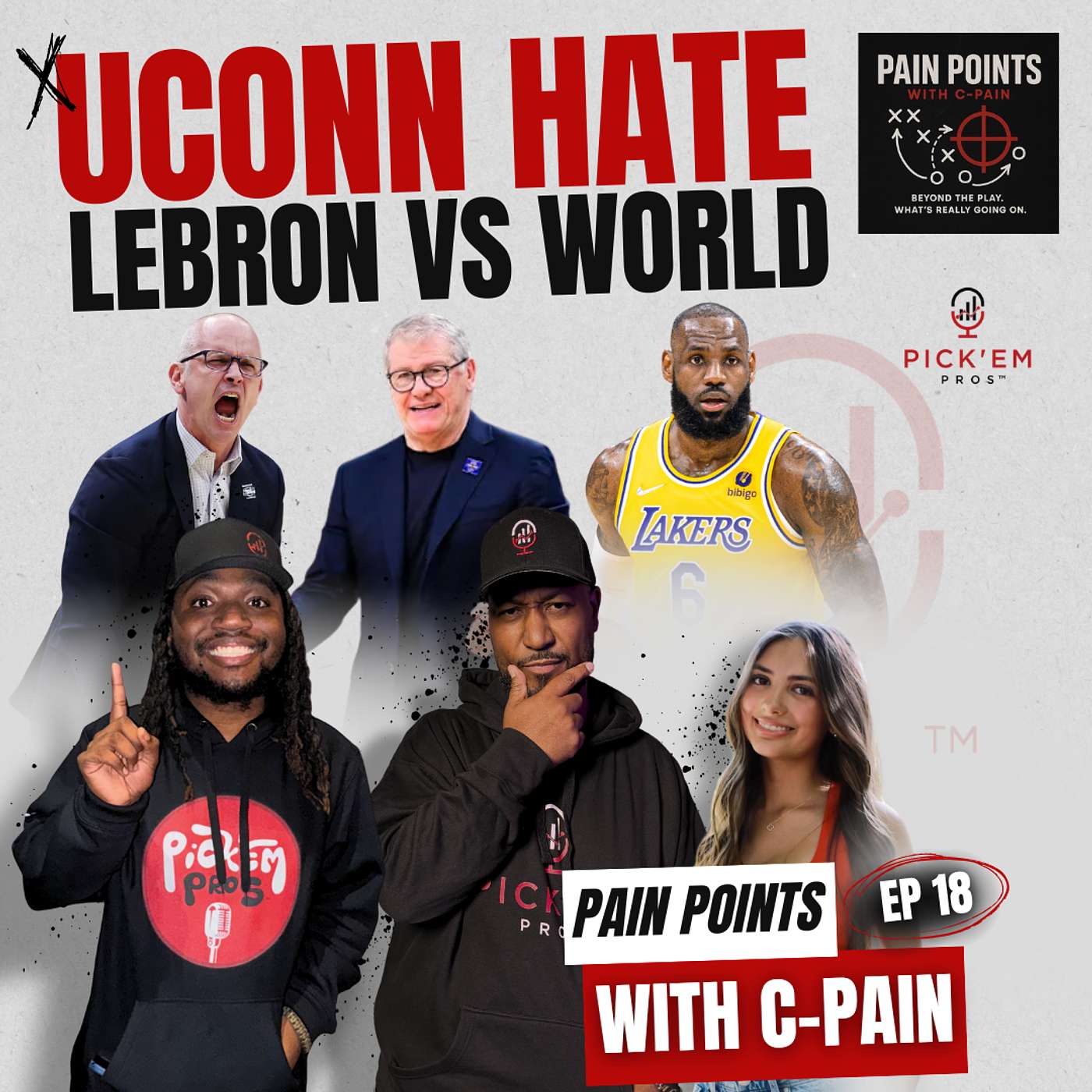 Can 41-Year-Old LeBron Carry the Lakers? UConn the Most HATED Team?| Pain Points Ep. 18