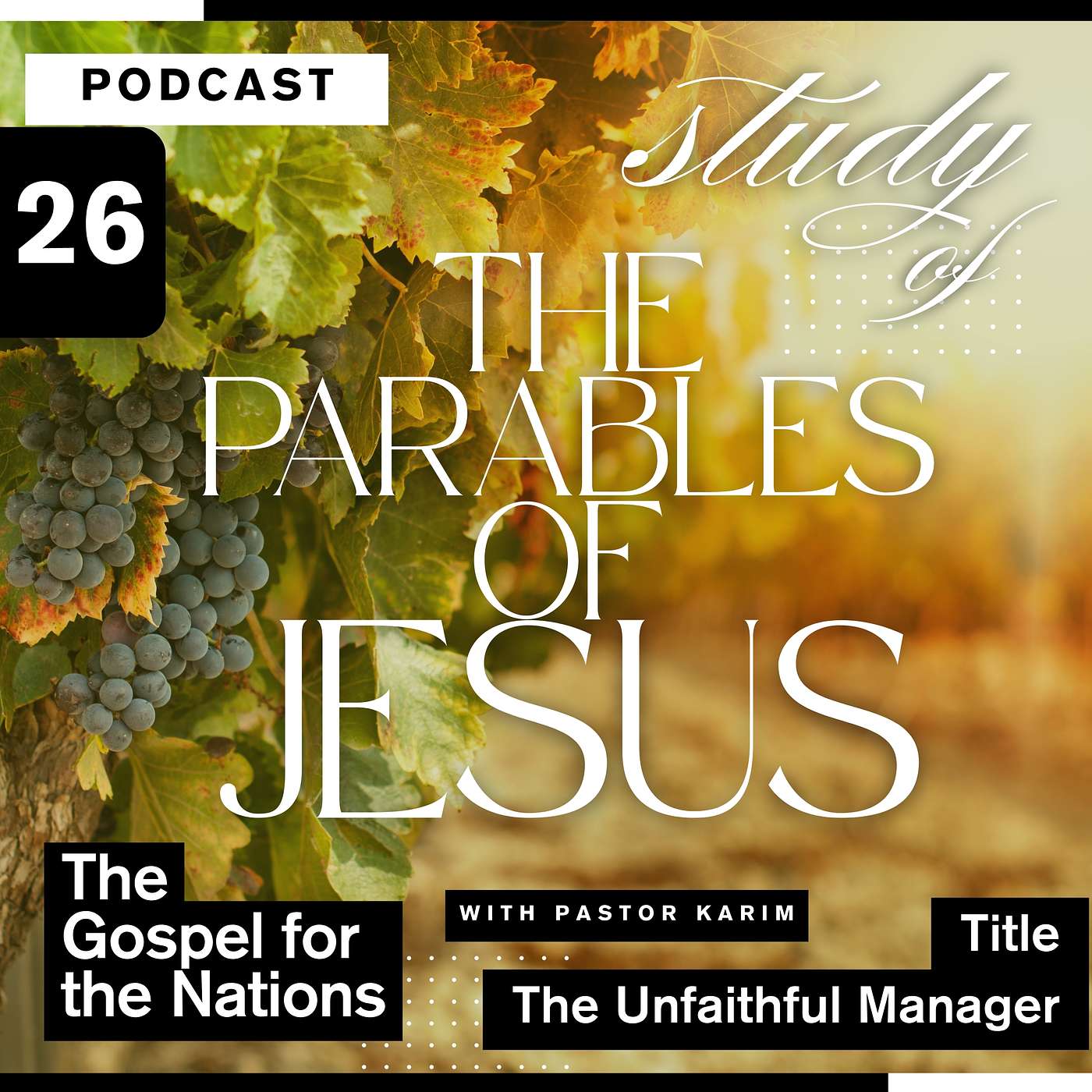 The Parables of Jesus - The Unfaithful Manager