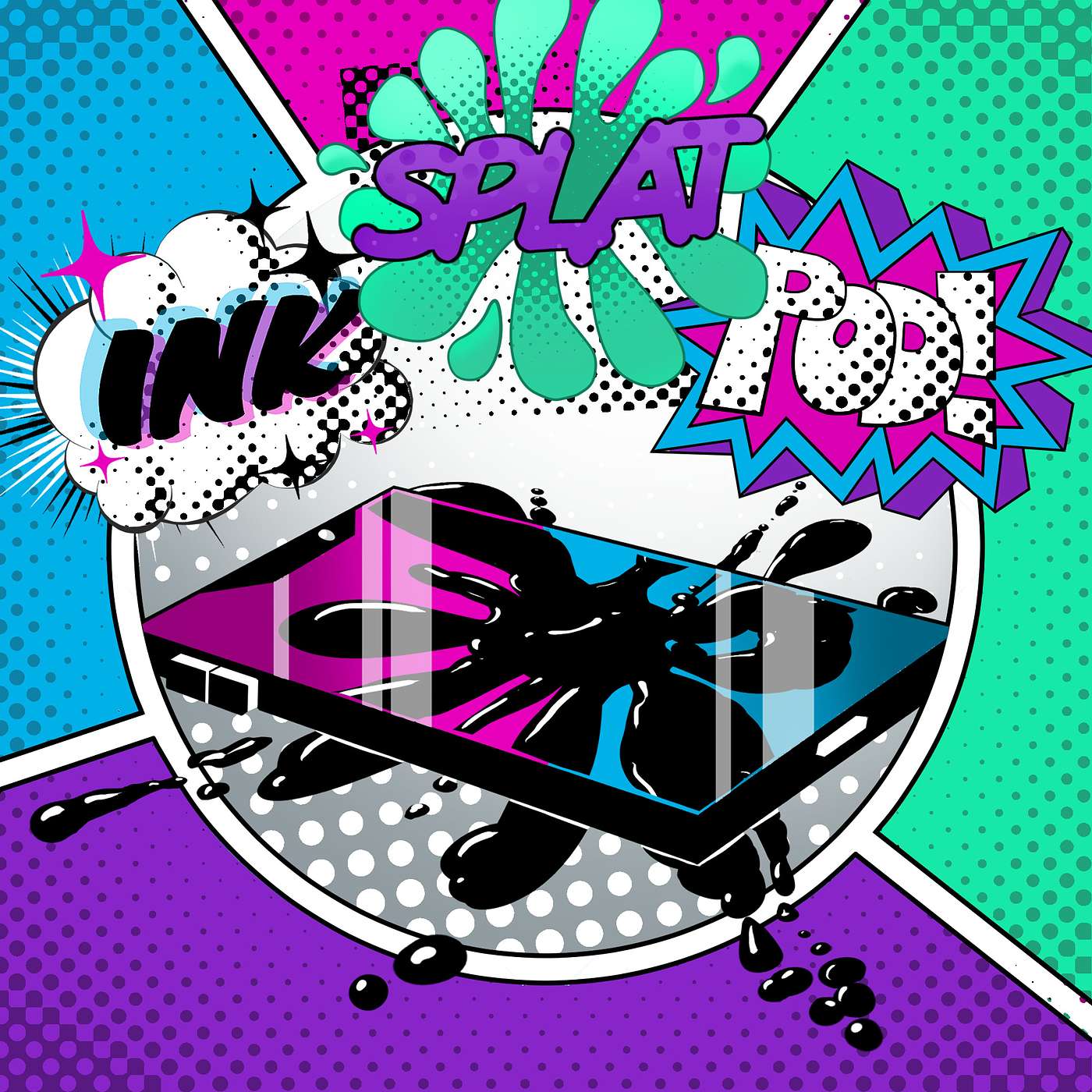 Ink Splat Pod