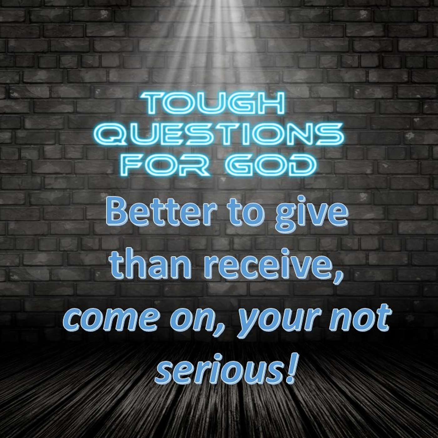 Is it really better to give than receive?   What about “my” needs?