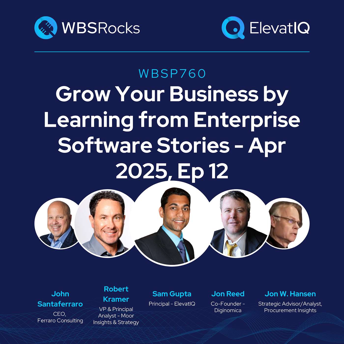 WBSP760: Grow Your Business by Learning from Enterprise Software Stories - Apr 2025, Ep 12, an Objective Panel Discussion