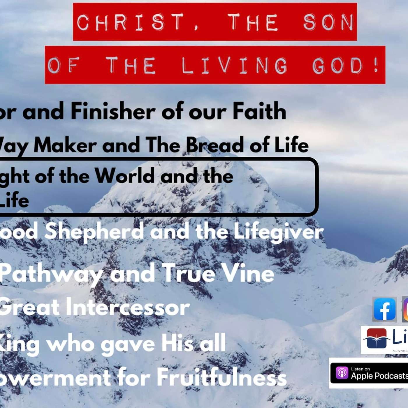 The Light of the World and the Light of Life  - Lifegate Church - 21.11.21 episode artwork