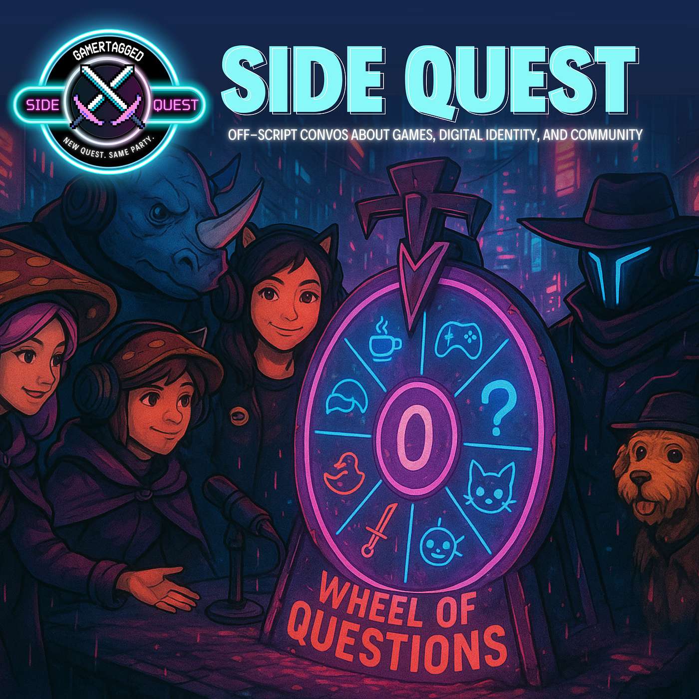 Side Quest: Wheel of Questions (Part 1 of 3) | Tangents, Tacos & Team Chaos