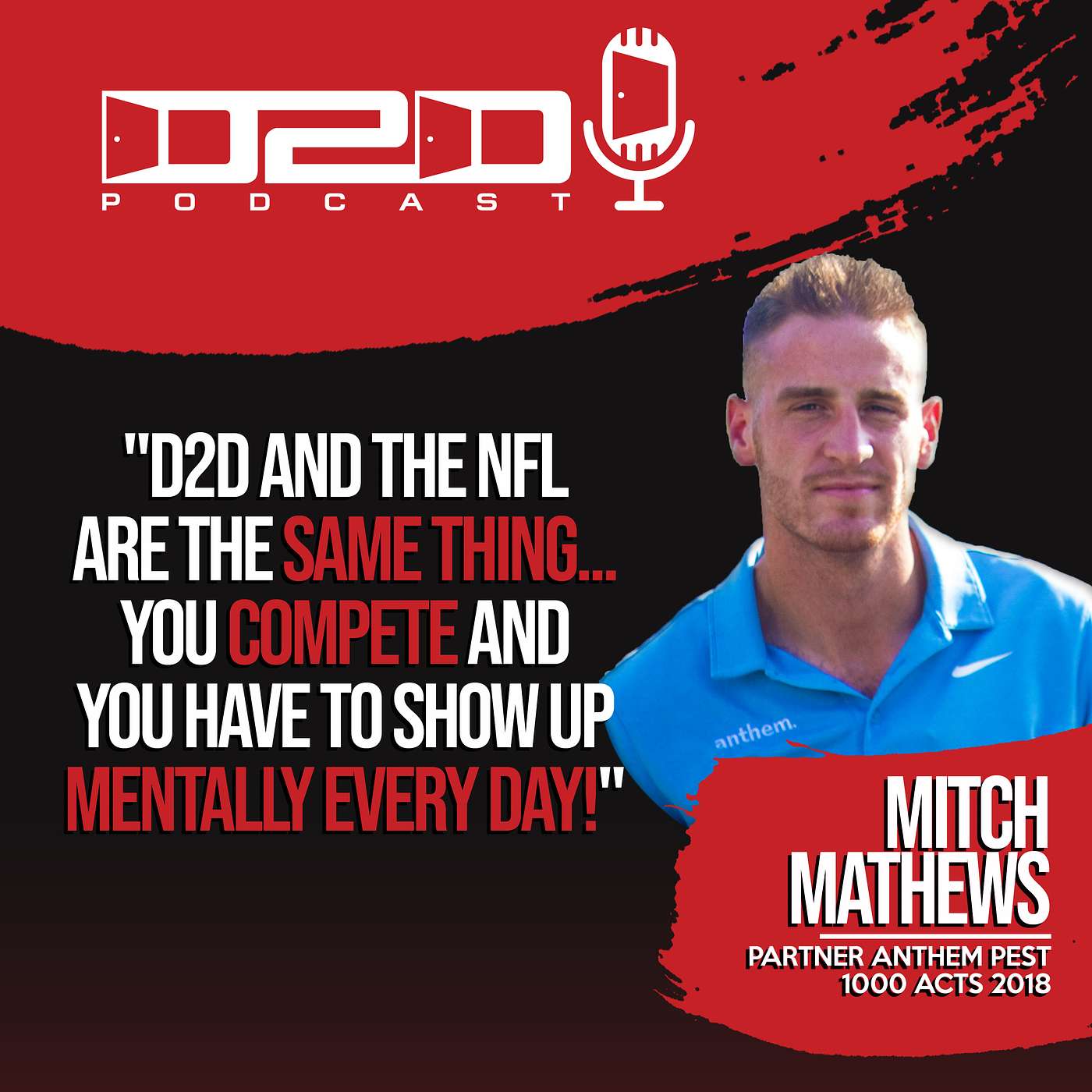 How Does Playing Professional Football Compare to Door to Door? - Mitch Mathews 1000+ Pest Acts 2018