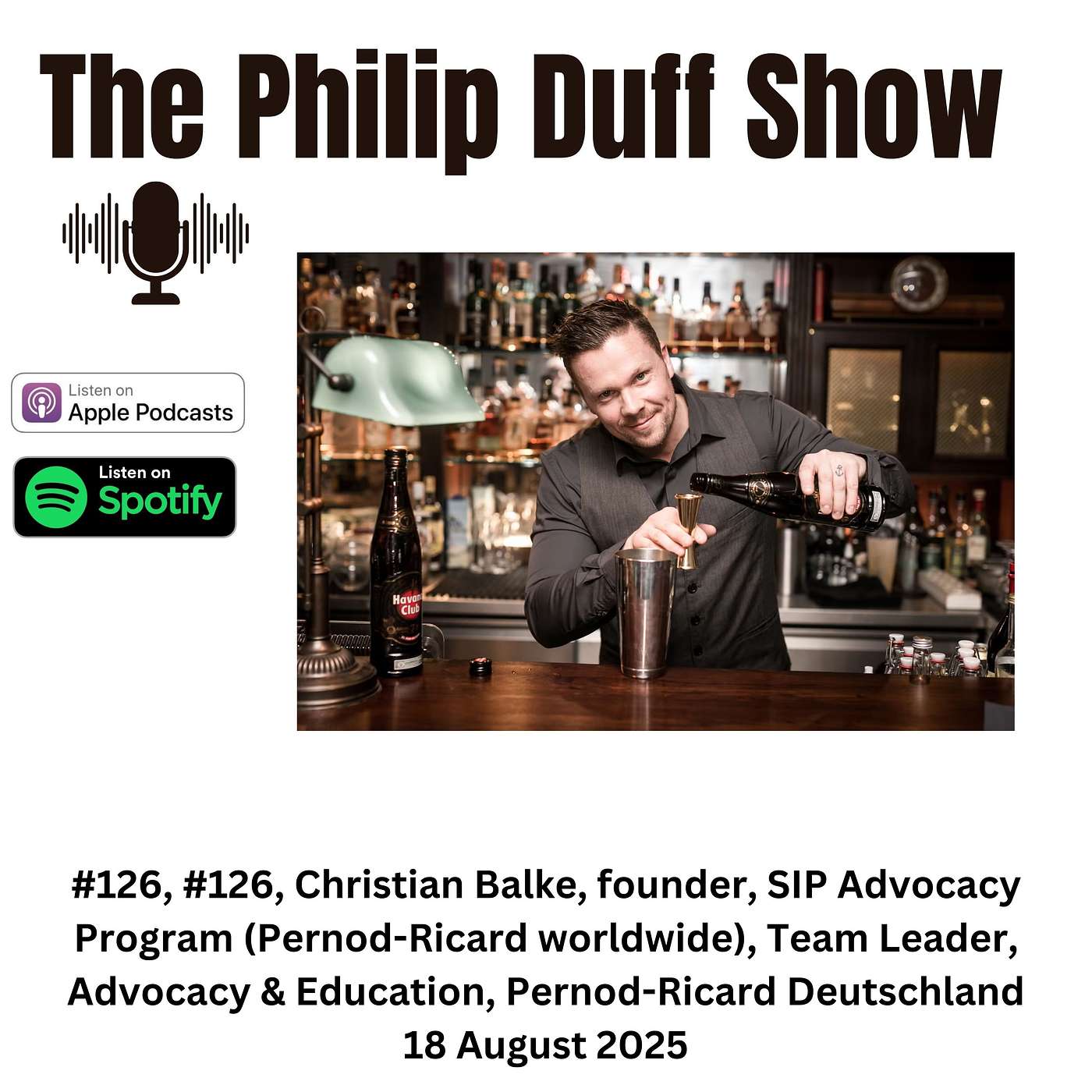 #126, Christian Balke, founder, SIP Advocacy Program (Pernod-Ricard worldwide), Team Leader, Advocacy & Education, Pernod-Ricard Deutschland