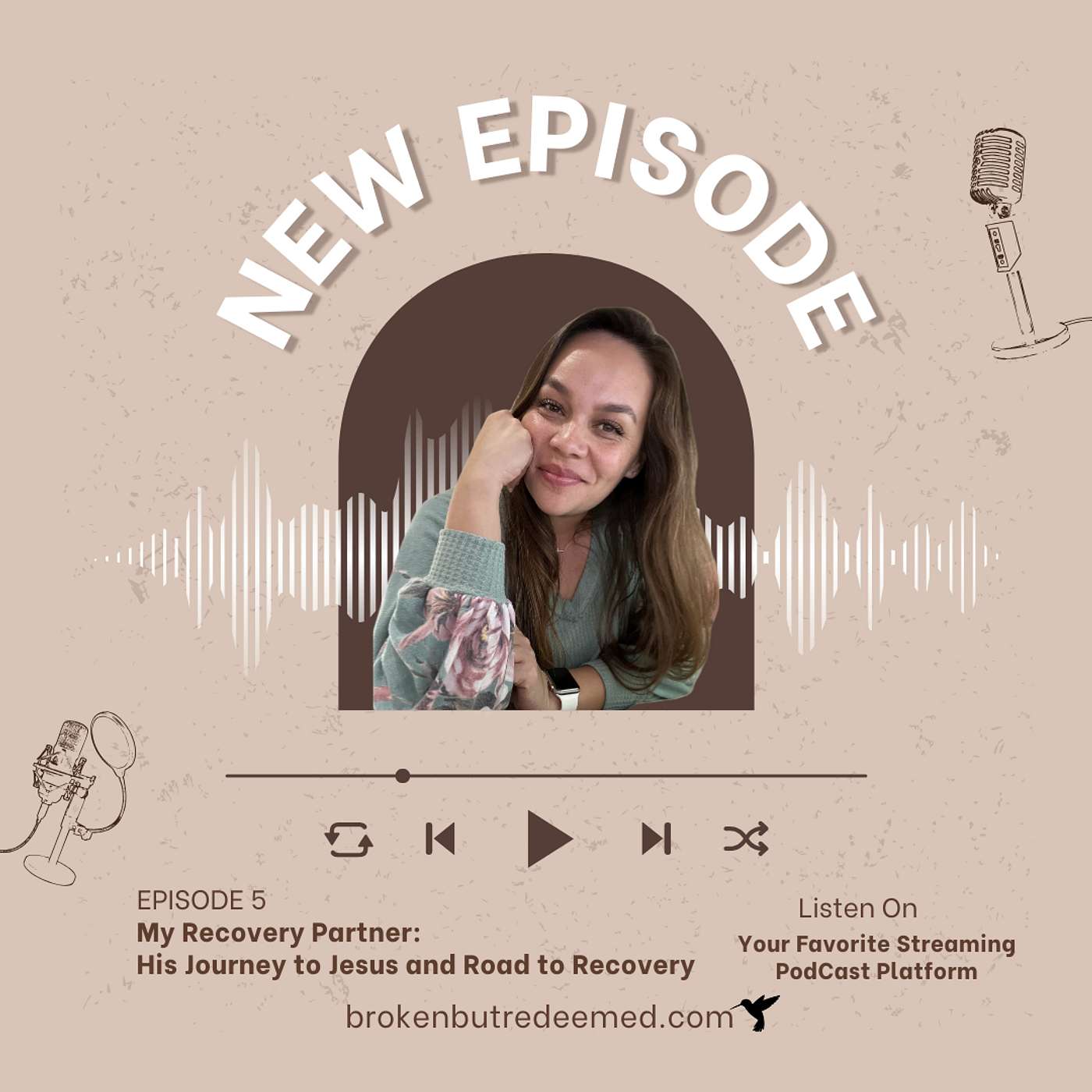 EP5 - My Recovery Partner: His Journey to Jesus & Road to Recovery! episode artwork