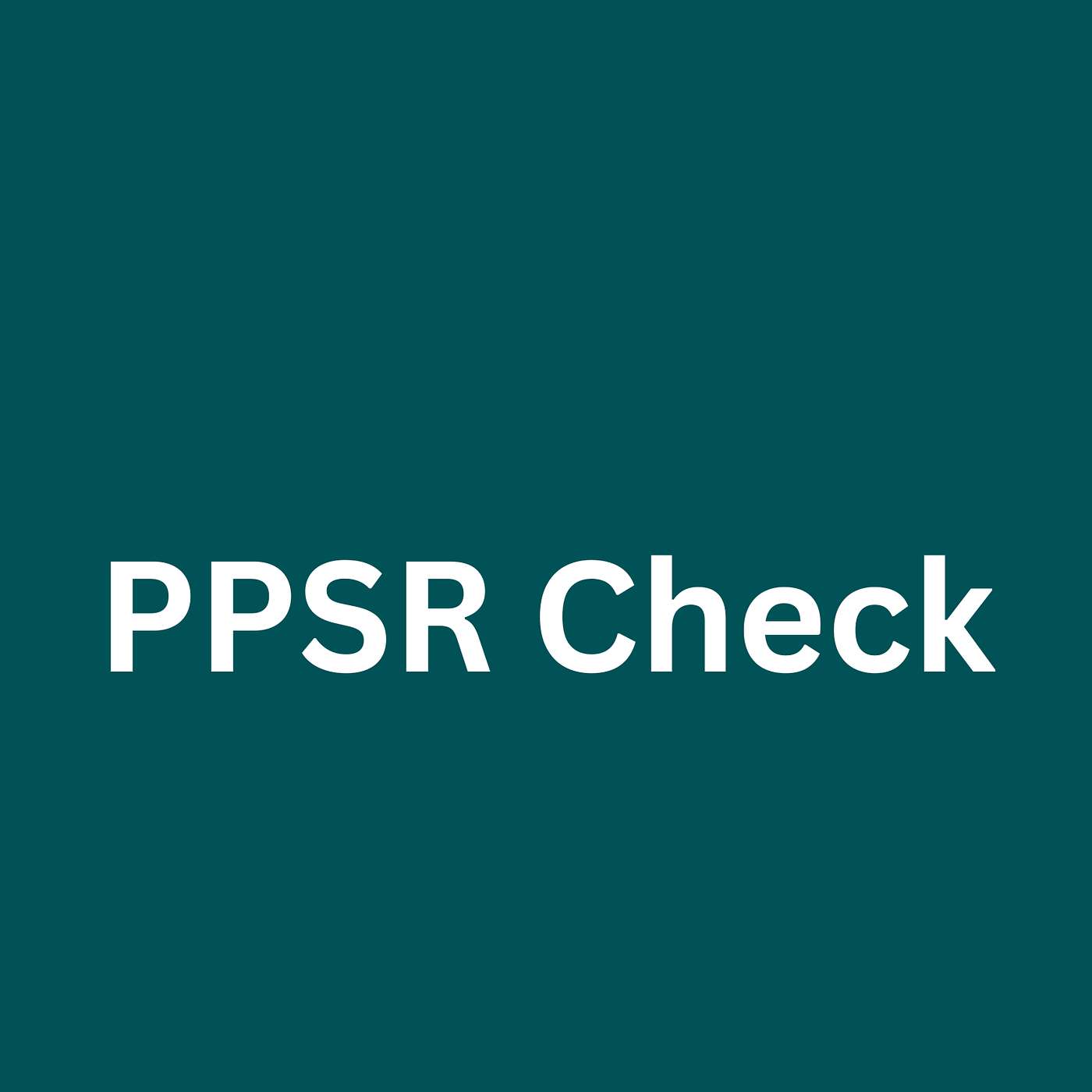 PPSR Check