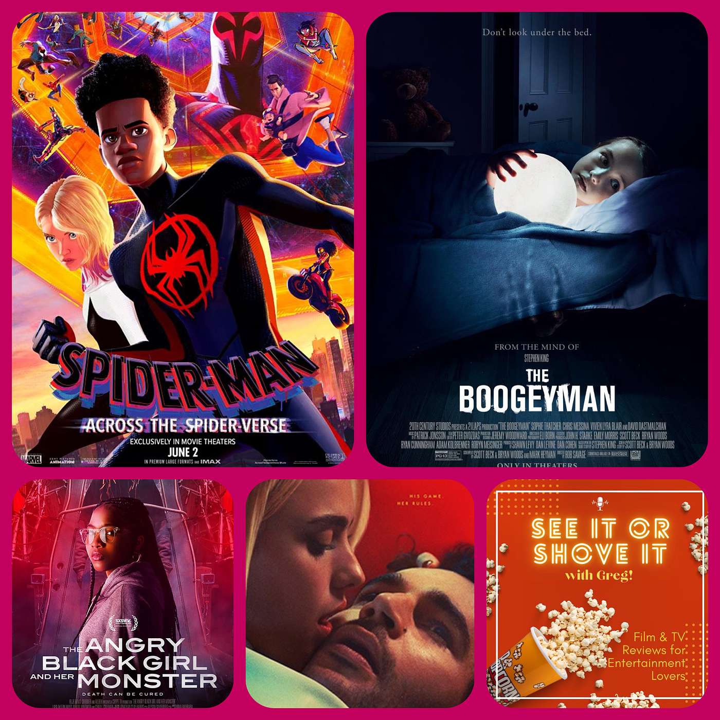 Epsiode 85: Spider-man: Across the Spider-verse; The Boogeyman, The Angry Black Girl and Her Monster; Sanctuary episode artwork