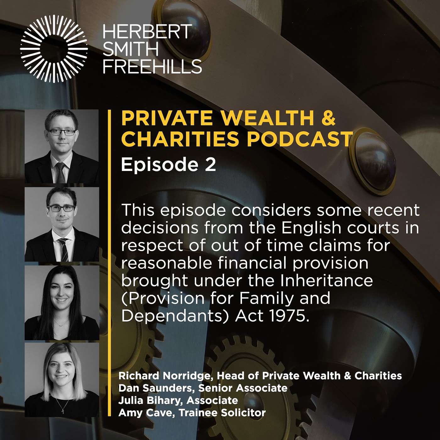 Private Wealth & Charities EP2: Out of time claims for reasonable financial provision episode artwork