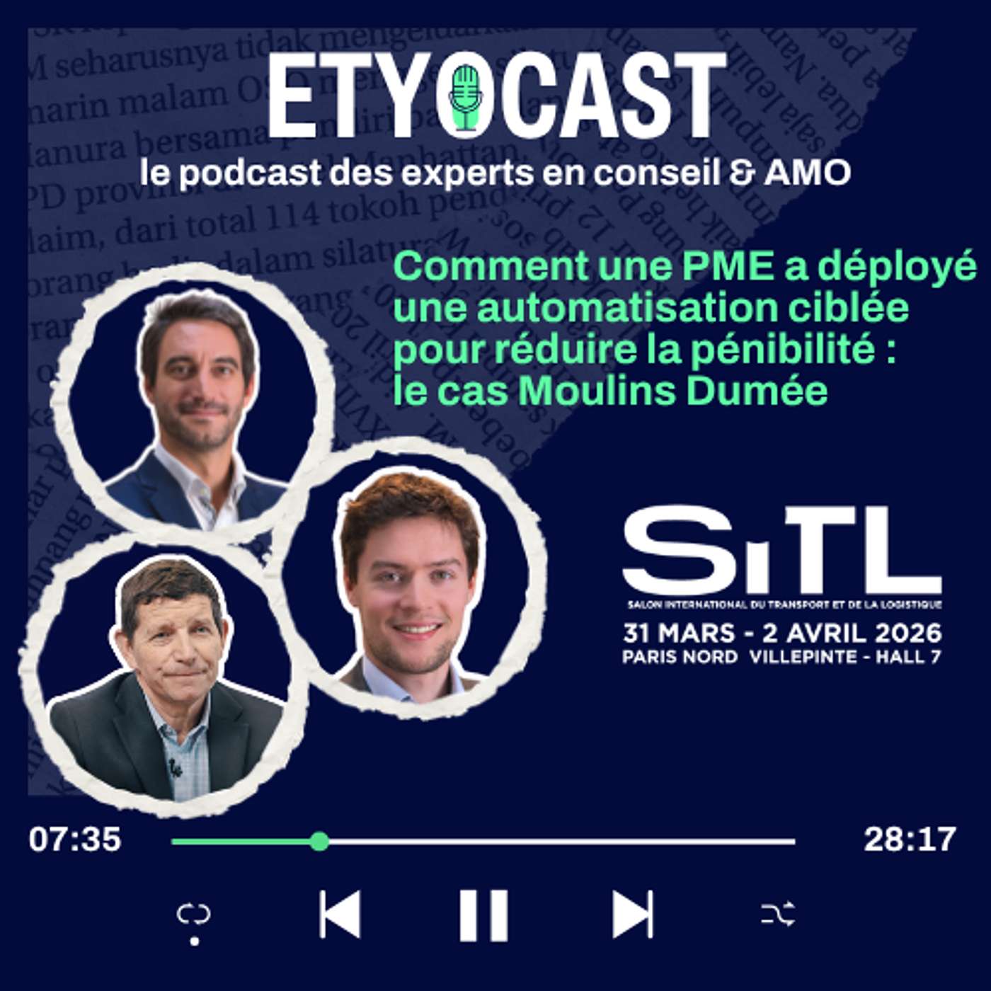 Conférence SITL 2026 : comment une PME a automatisé ses flux logistiques pour réduire la pénibilité – le cas Moulins Dumée episode artwork