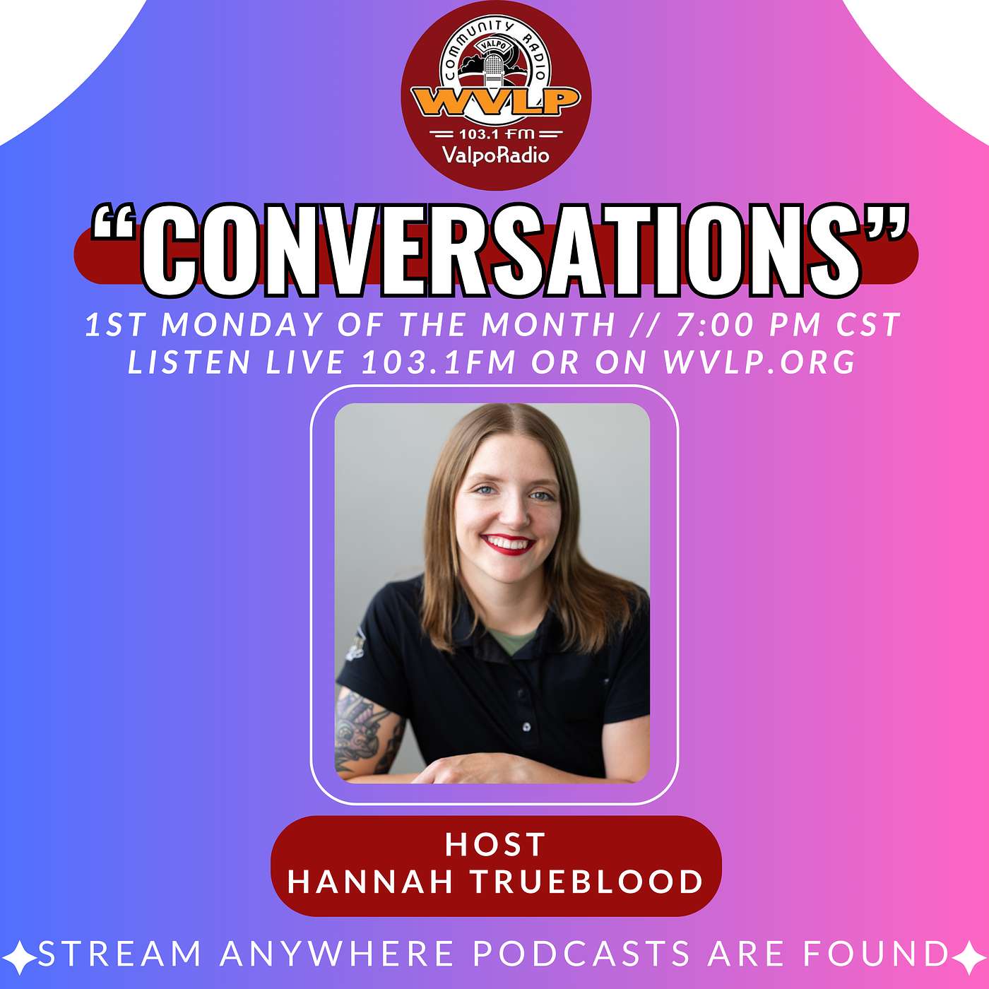Conversations with Hannah Trueblood on WVLP