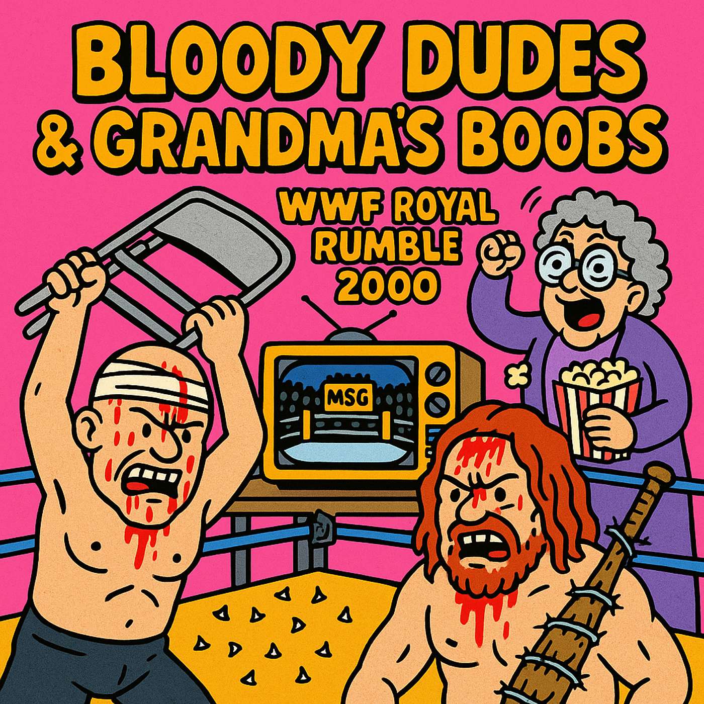 Bloody Dudes & Grandma's Boobs - WWF Royal Rumble 2000