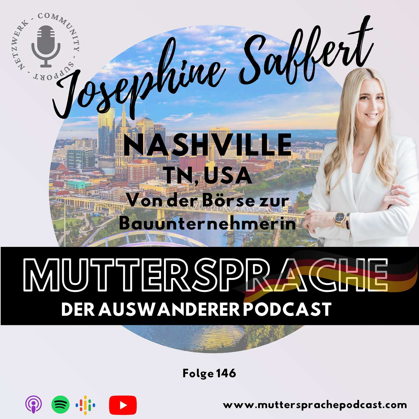 JOSEPHINE SAFFERT: Von der Börse bis zur Bauunternehmerin - Nashville, TN, USA episode artwork