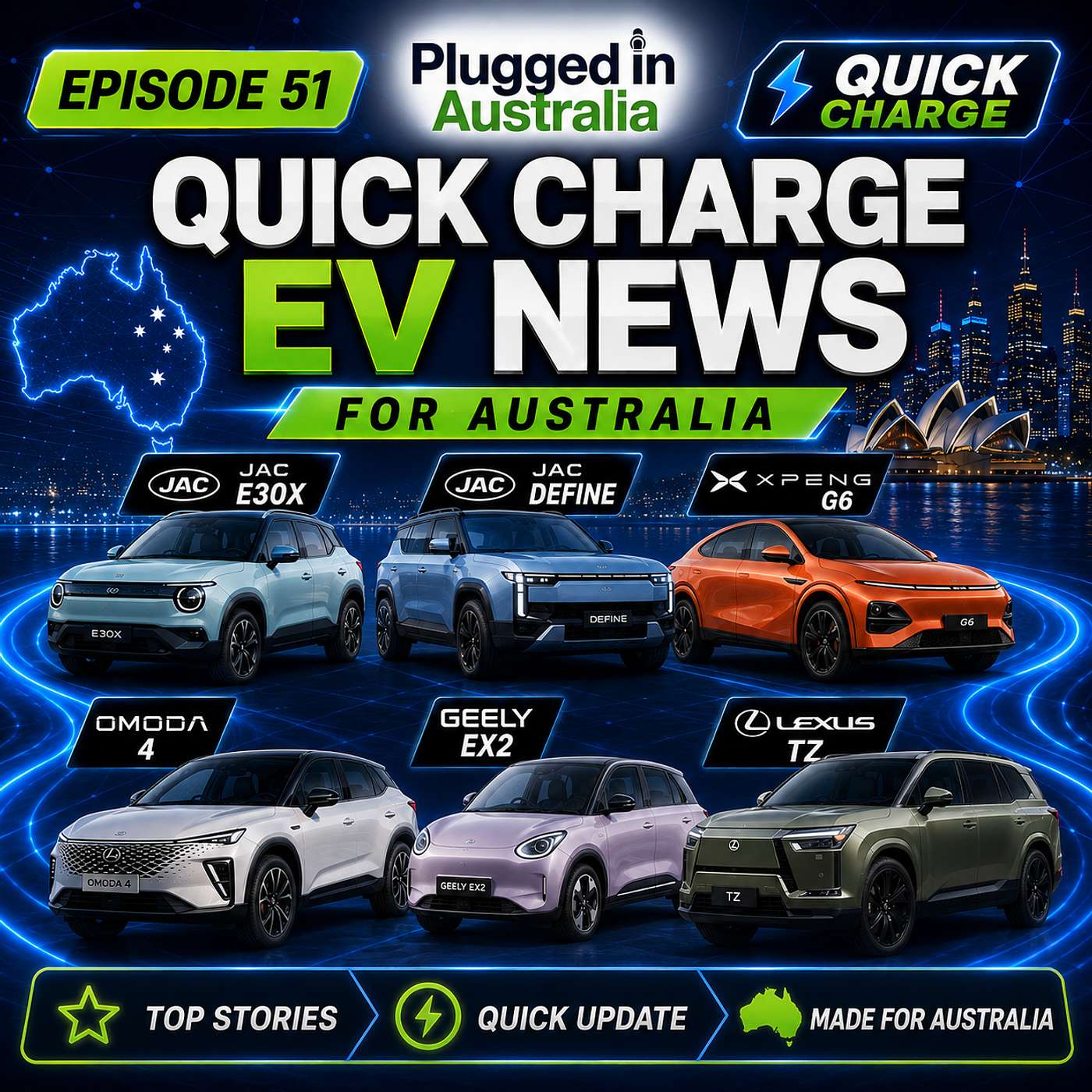 Quick Charge: JAC EVs, Lexus TZ, Xpeng Reassurance and Geely’s Slow Build episode artwork