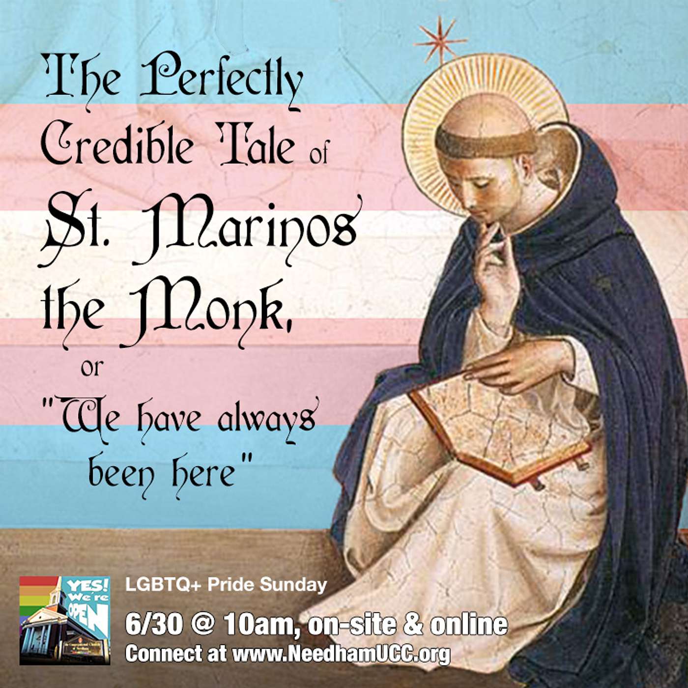 The Perfectly Credible Tale of St. Marinos the Monk, or "We Have Always Been Here" episode artwork