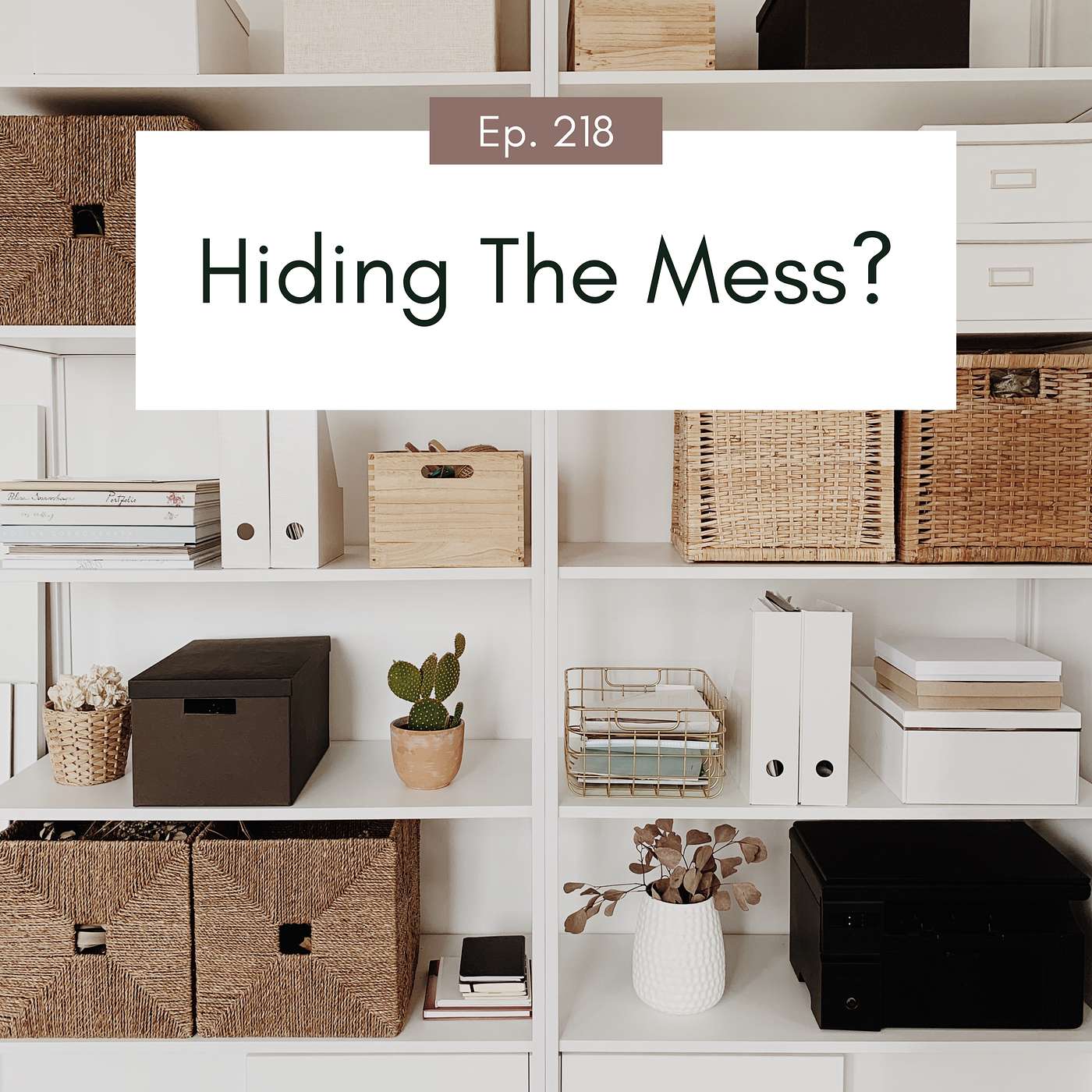 Ready to Stop Hiding the Mess? How to Build Organizing Systems That Free You From Clutter Anxiety and a Home You're Embarrassed to Show Anyone episode artwork