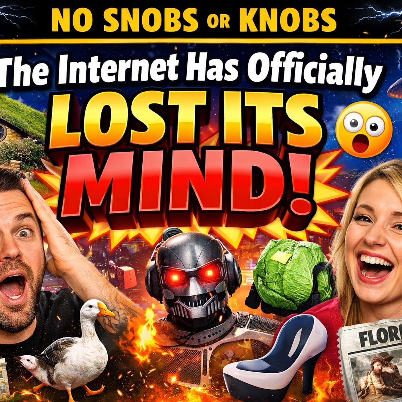 Weird News  Wild Segments & Total Chaos!  | No Snobs or Knobs  EP 991 episode artwork