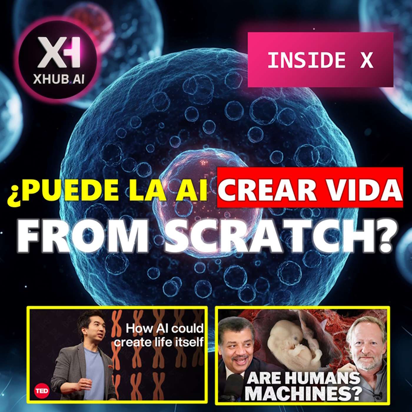 T5.E195. INSIDE X AI PUEDE LA AI CREAR VIDA ... FROM SCRATCH?