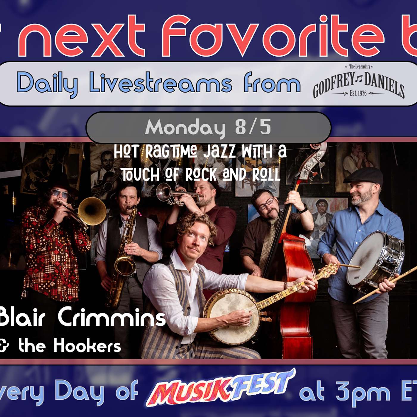 Blair Crimmins & the Hookers talk about their instruments - Part 1 of Highlights from Musikfest 2024 Daily Livestreams