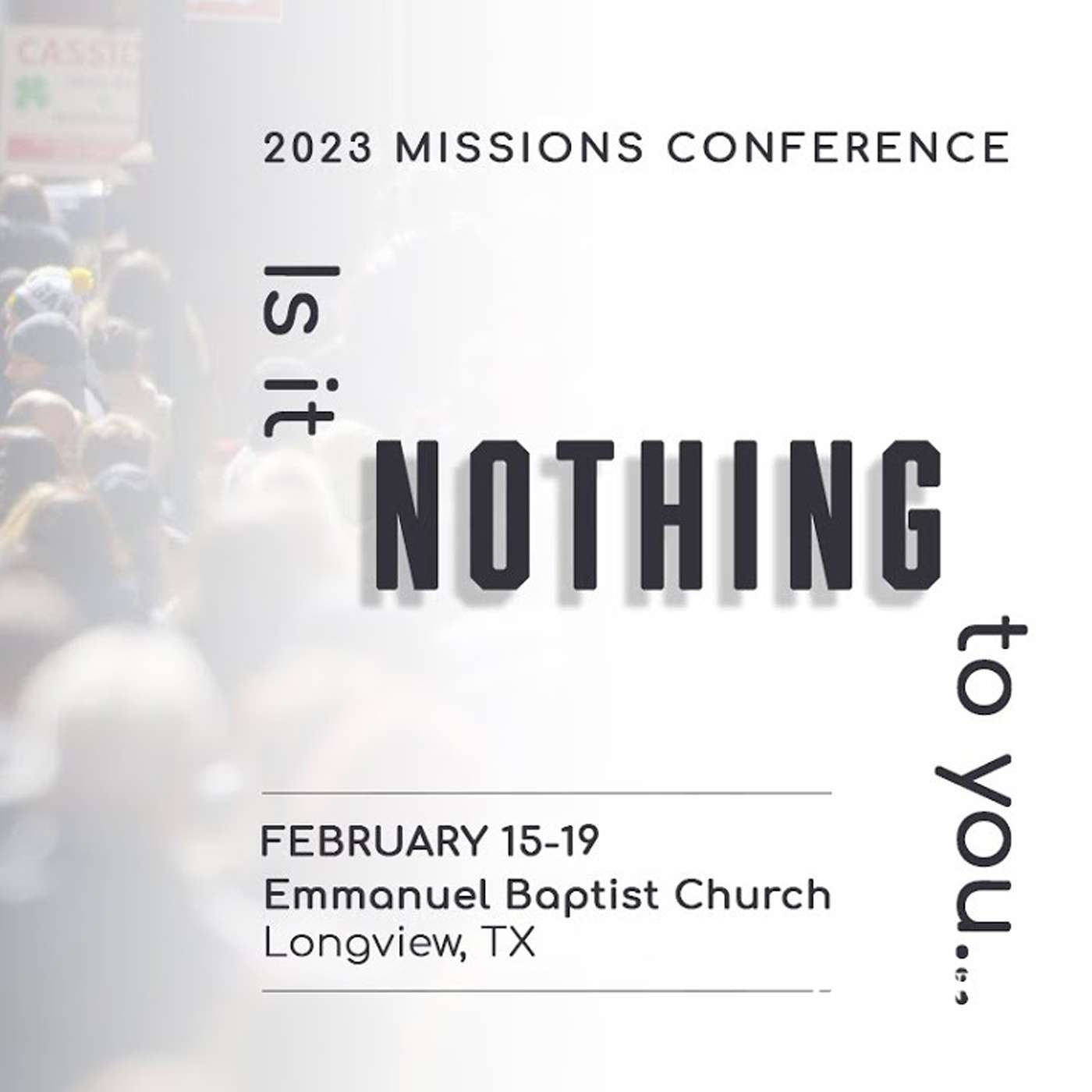 EBC Missions Conference - Thursday AM 02/16/2023 - Missionary John Barnes episode artwork