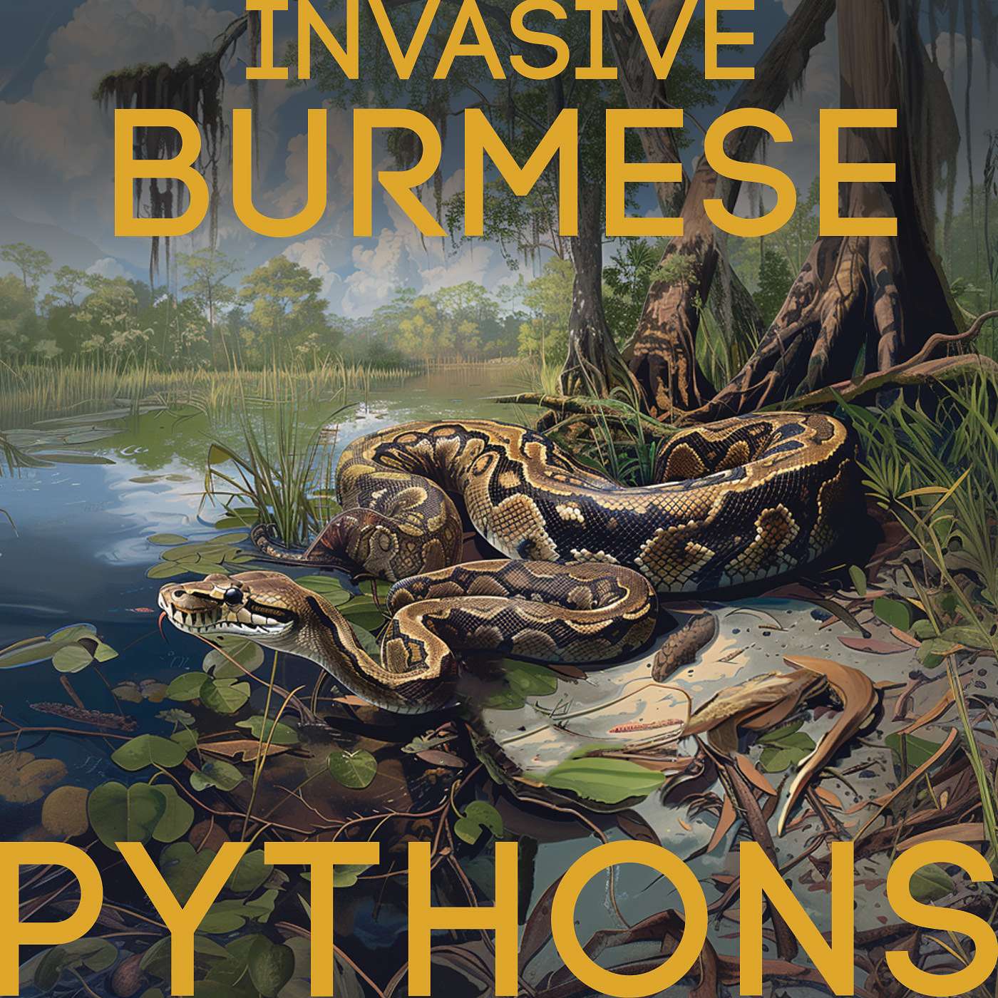 Invasive Burmese Pythons