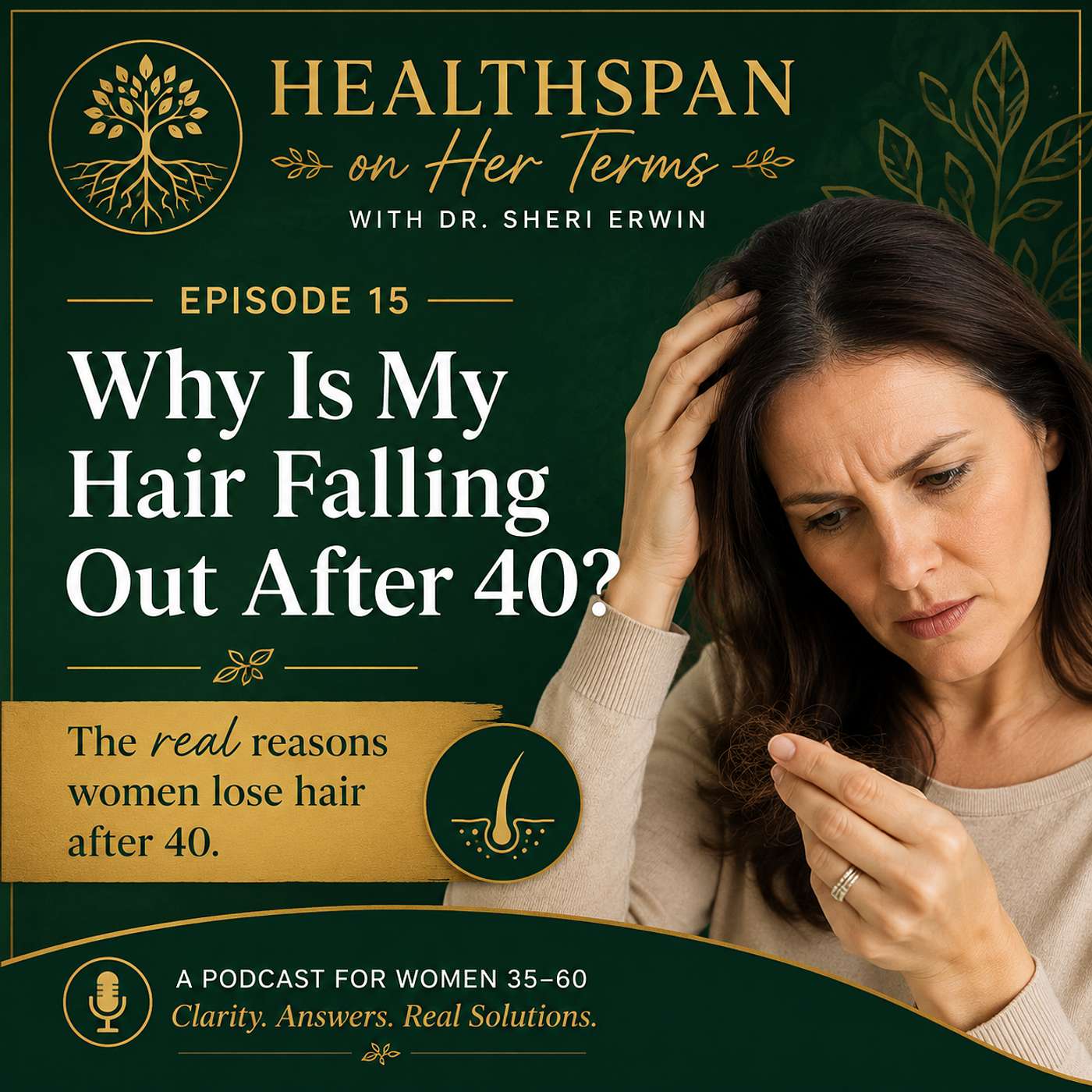 Why Is My Hair Falling Out After 40?