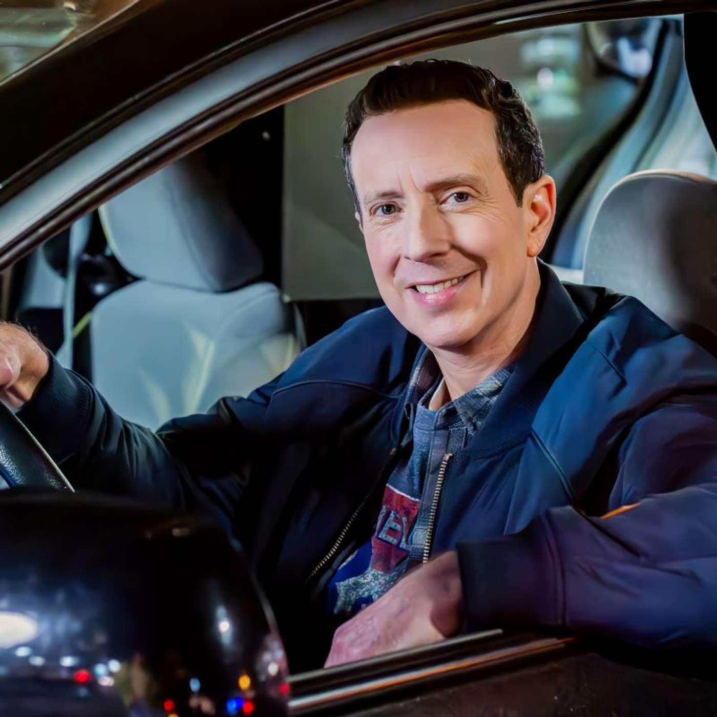 Your ride with Cash Cab's Adam Grove has arrived