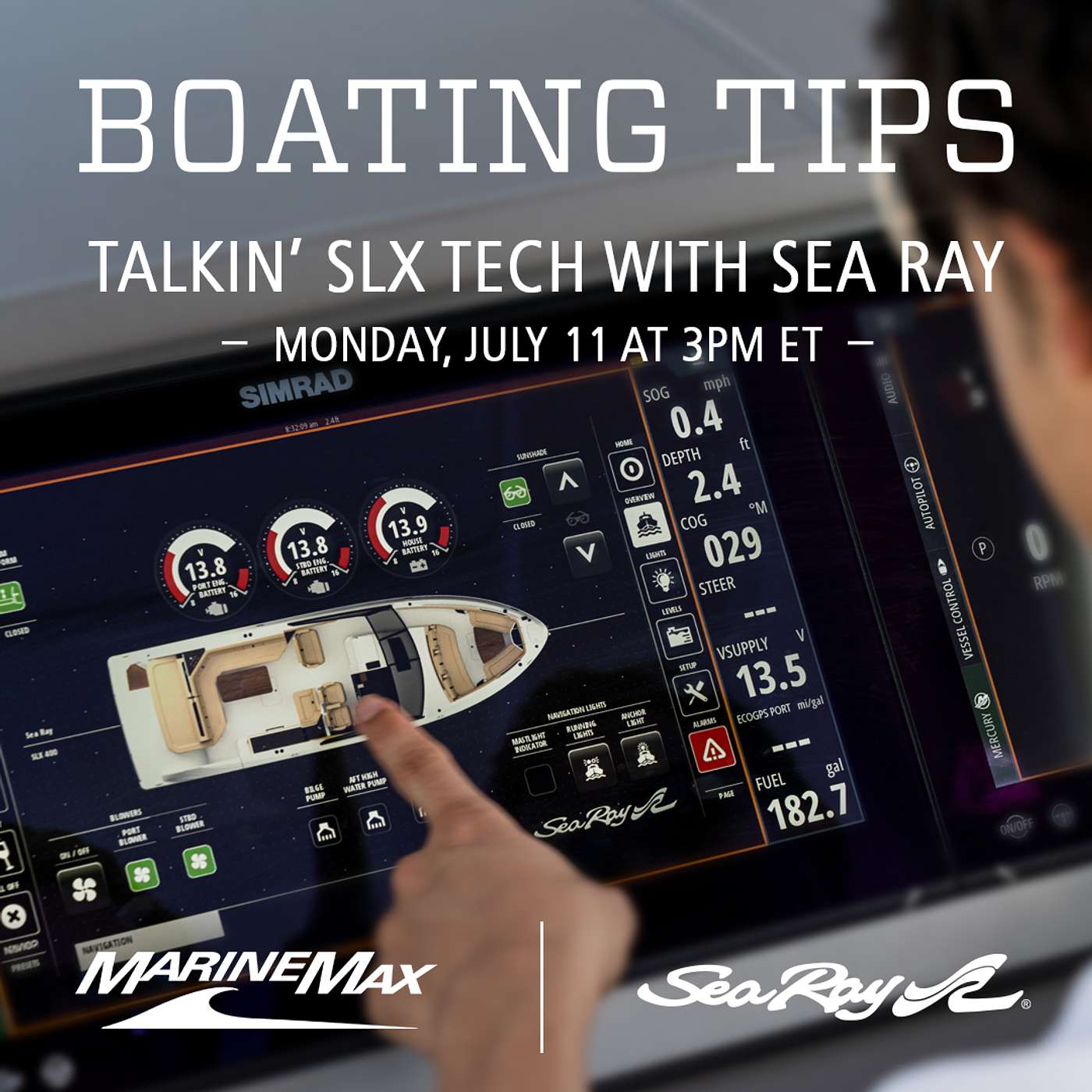 Talkin’ SLX Tech with Sea Ray | Boating Tips