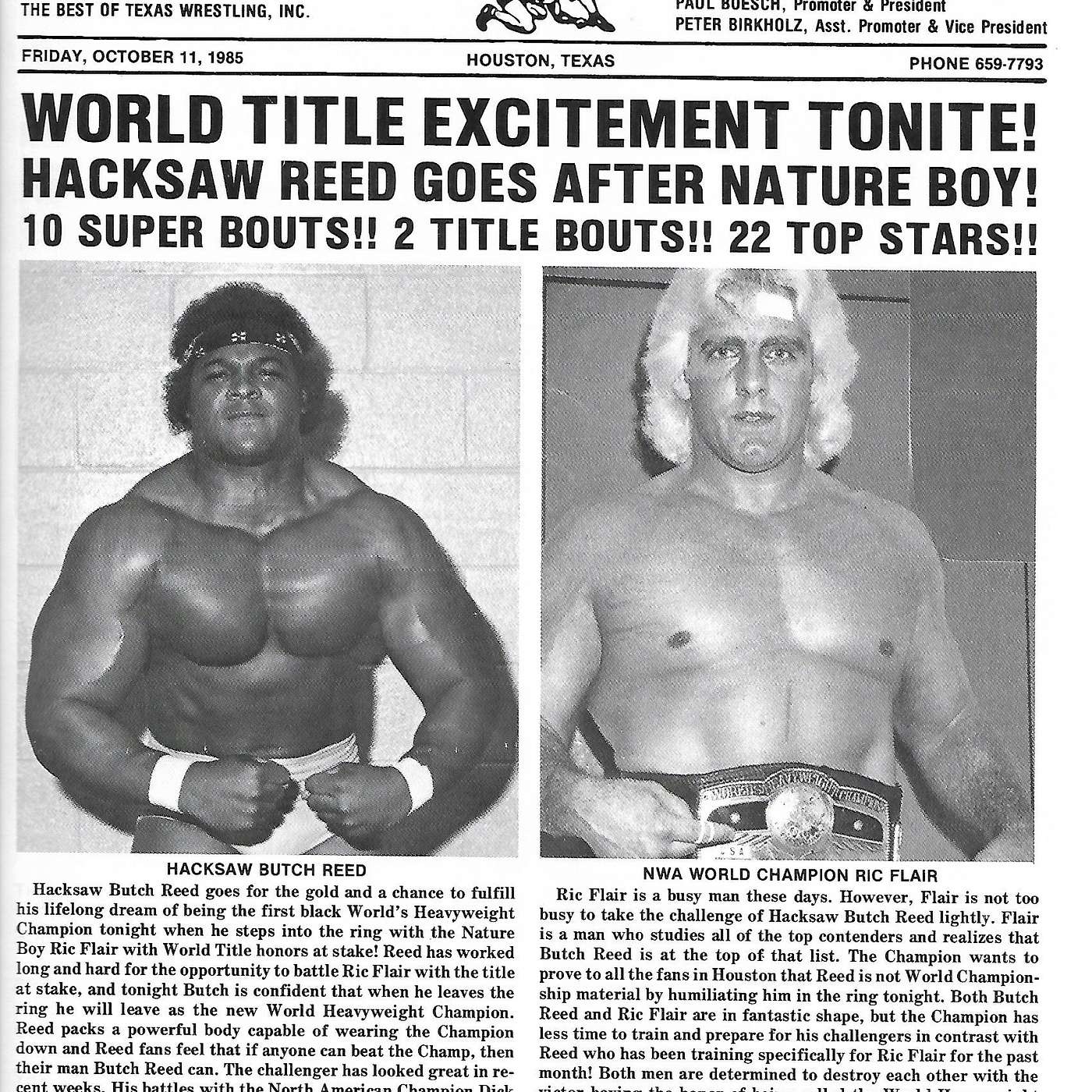 Greg Klein\'s Old School Rasslin Talk