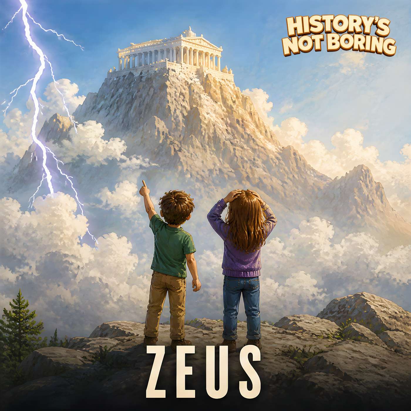 Zeus and the Greek Gods for Kids: Who Were the Olympians? artwork
