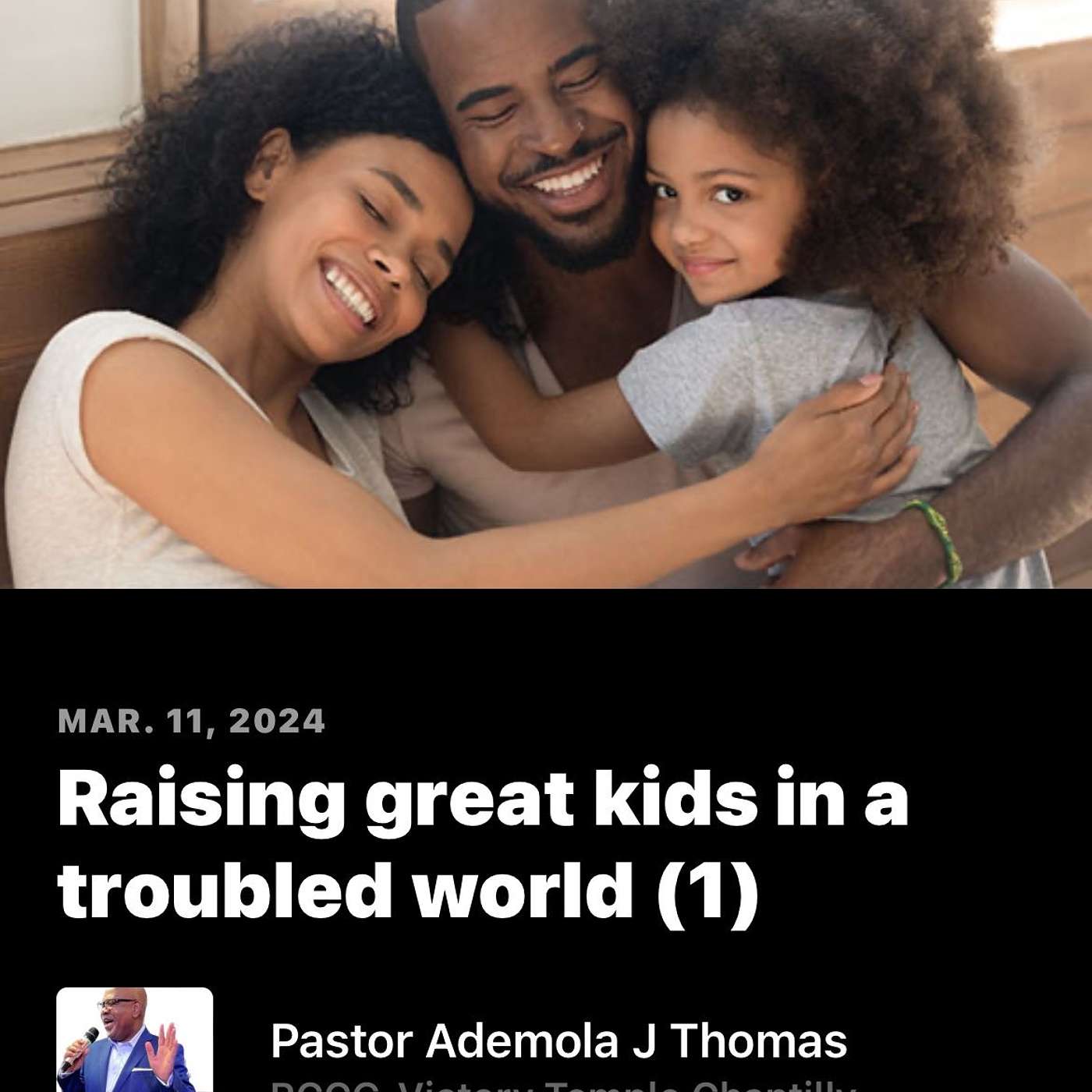 Raising great kids in a troubled world (1) episode artwork
