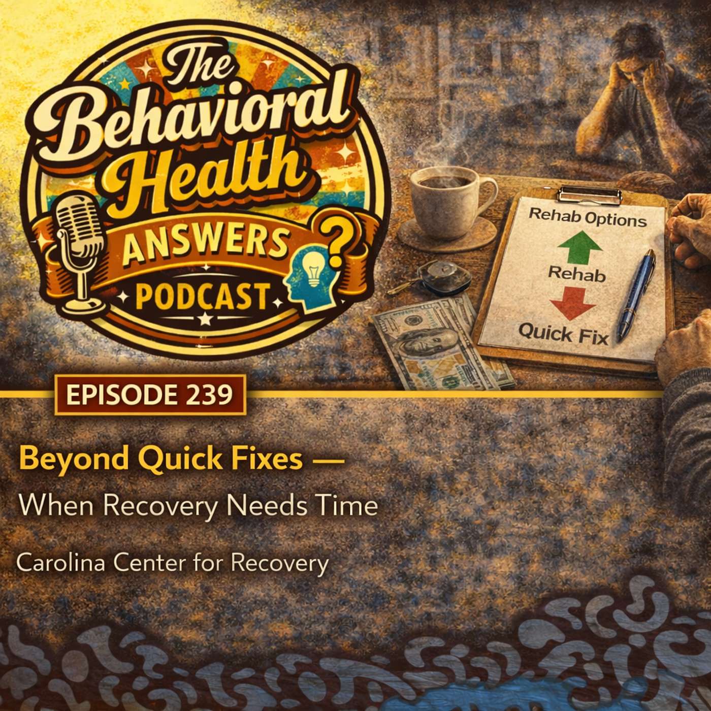 Episode 239: Beyond Quick Fixes - When Recovery Needs Time | Carolina Center for Recovery episode artwork