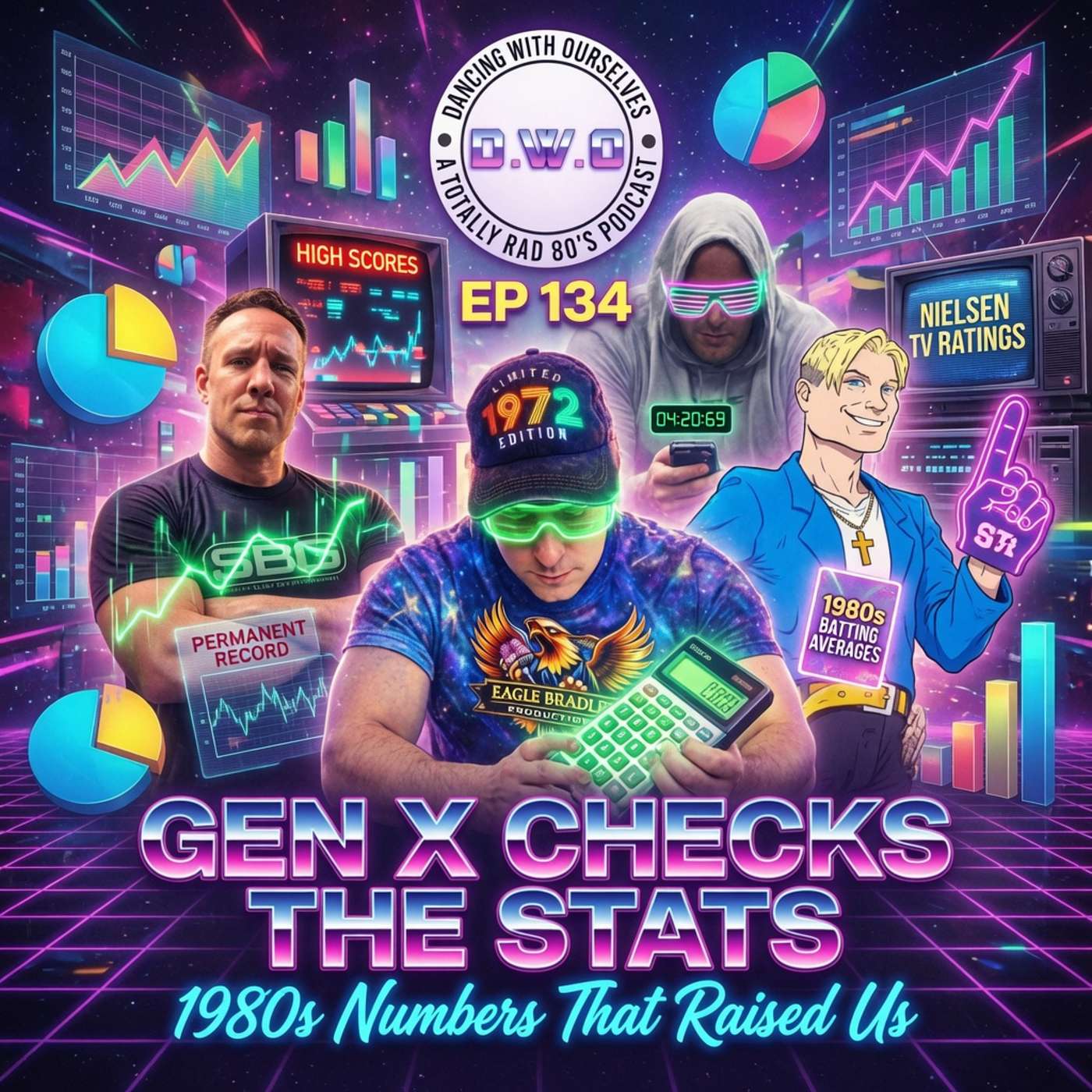 #134 - Gen X Checks the Stats: 1980s Numbers That Raised Us episode artwork