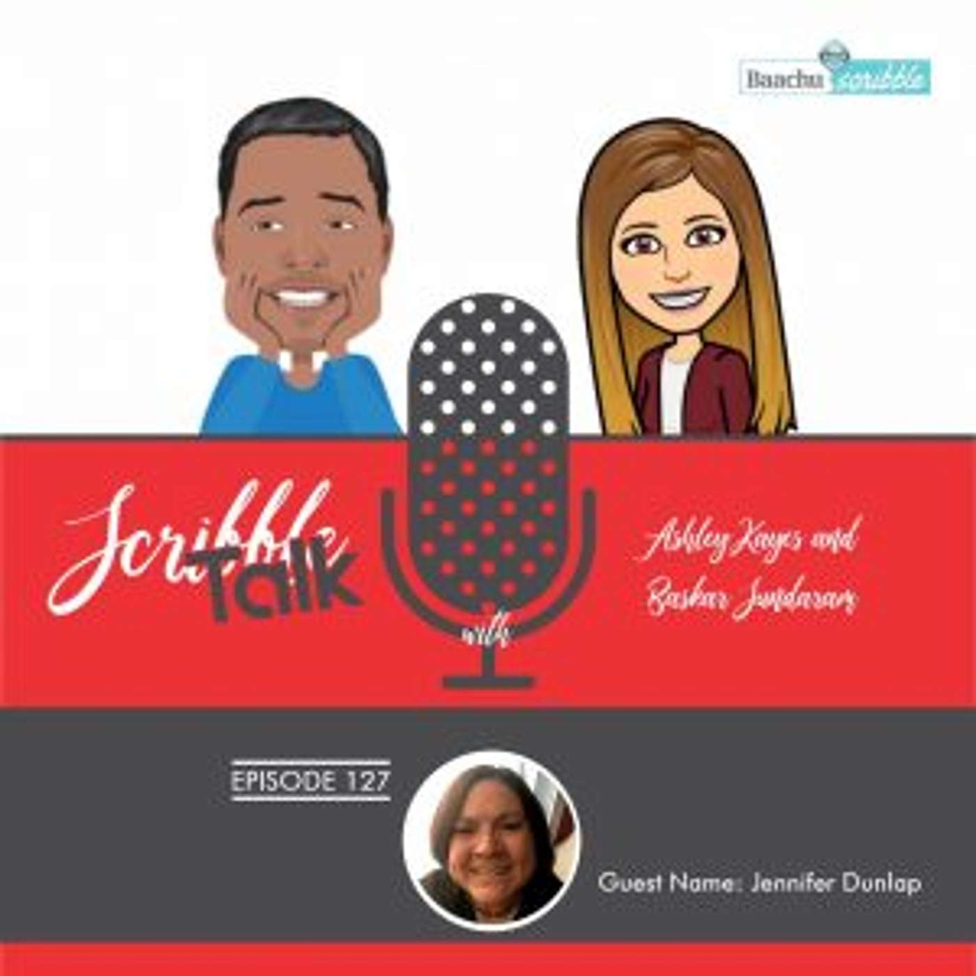 Scribble Talk Episode 127 - Jennifer Dunlap ( Ice Derby, Travelling, Camp Mars, Book Club, Thirty Seconds To Mars Fan, Readings, Cinephile, Hiking) episode artwork