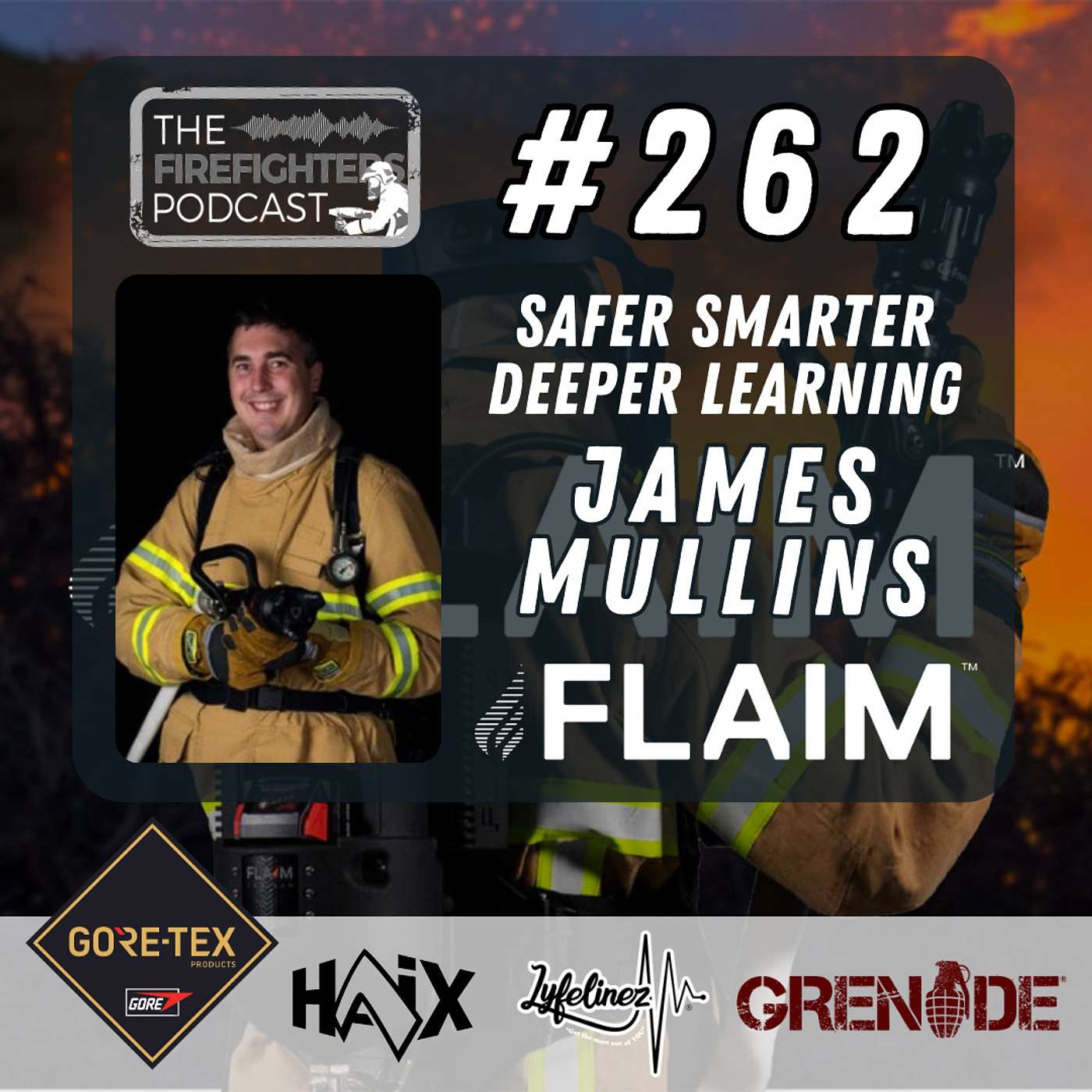 #262 Safer Smarter Deeper Learning with Dr James Mullins of FLAIM episode artwork