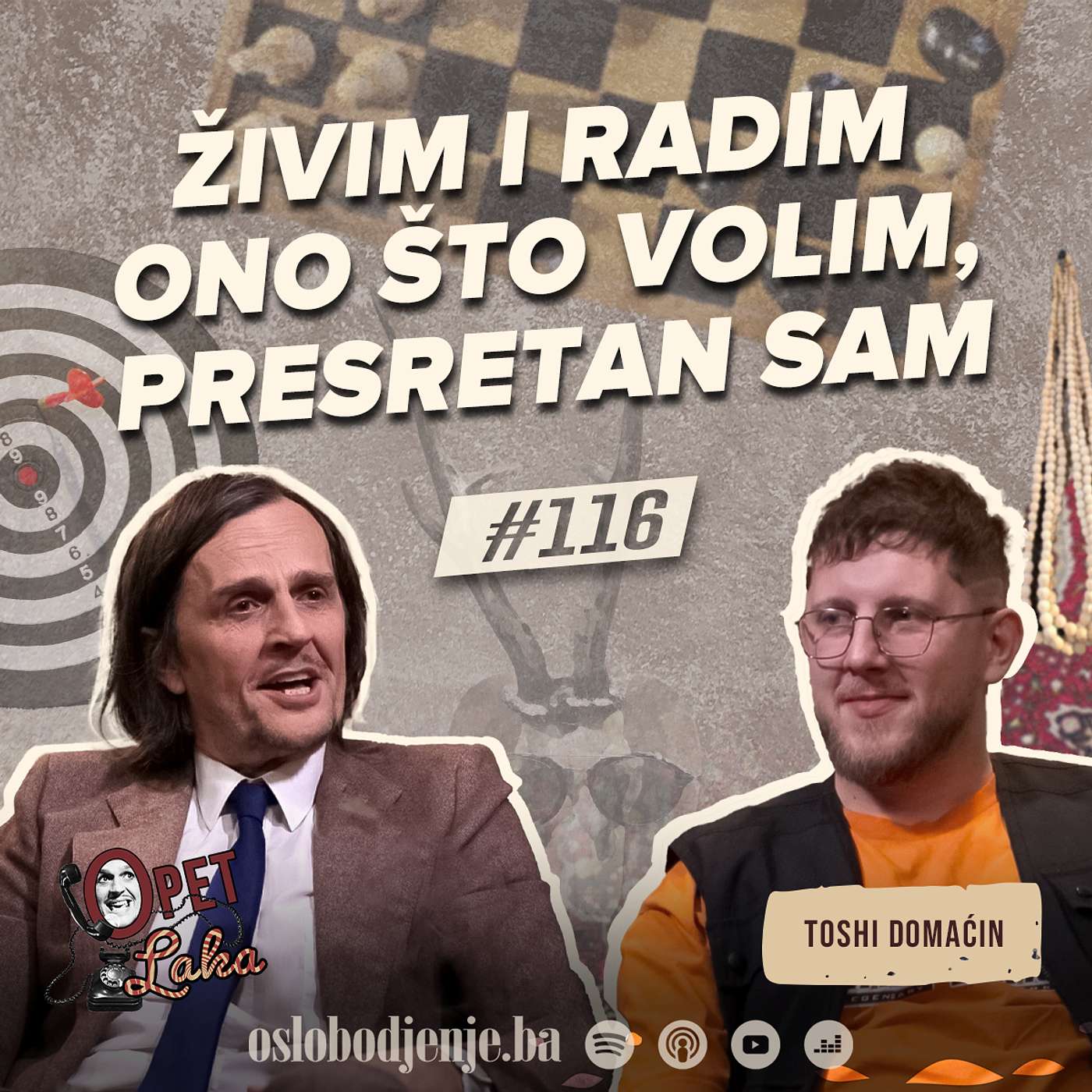 Toshi Domaćin: Helem Nejse, priča koja traje - Studio je najljepše mjesto na planeti - Opet Laka 116