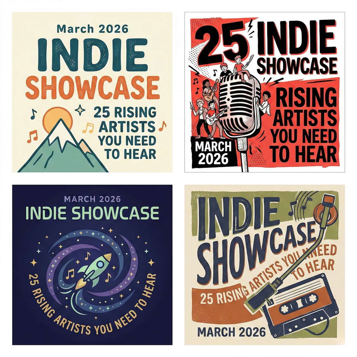 March 2026 Indie Showcase: 25 Rising Artists You Need to Hear