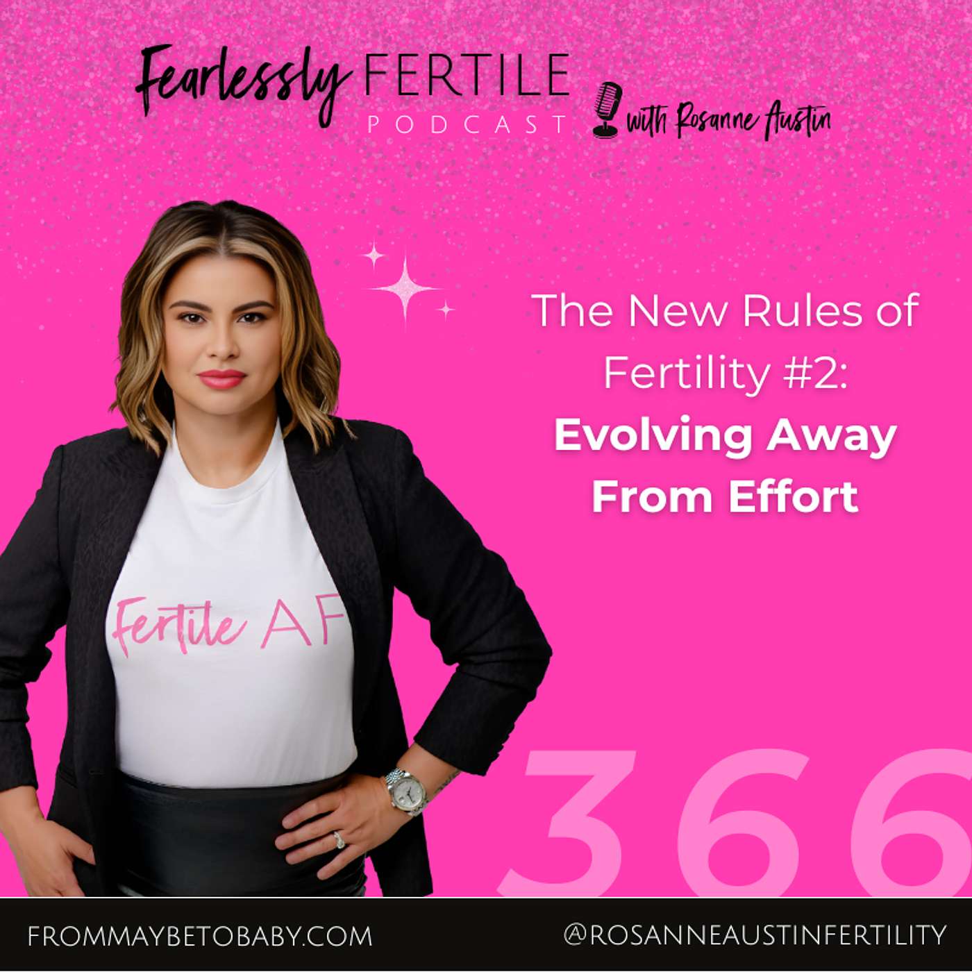 EP 366: The New Rules of Fertility #2: Evolving Away From Effort