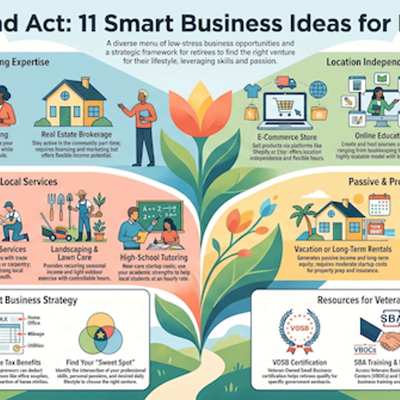 Starting a Business After Retirement: 11 Smart Ways to Stay Active and Earn Income episode artwork