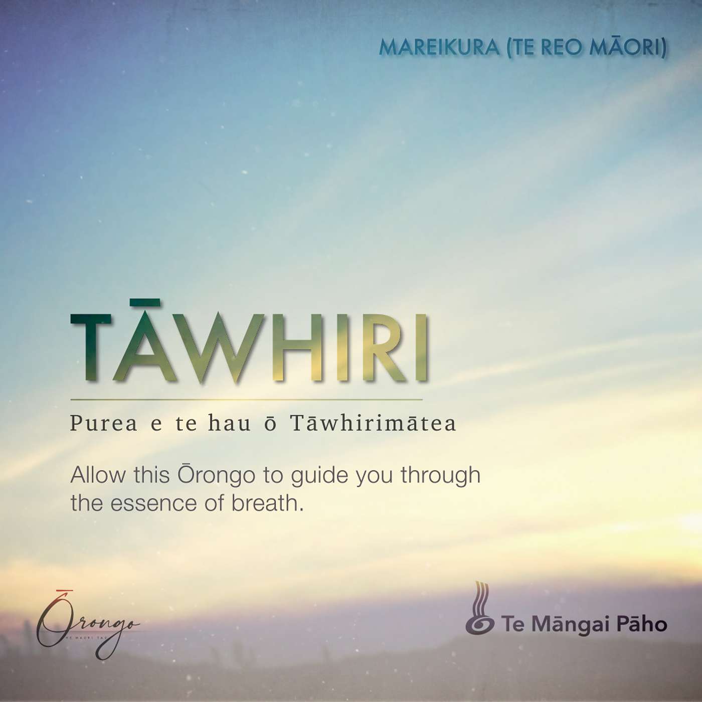 TĀWHIRI - Māreikura (Te Reo Māori)