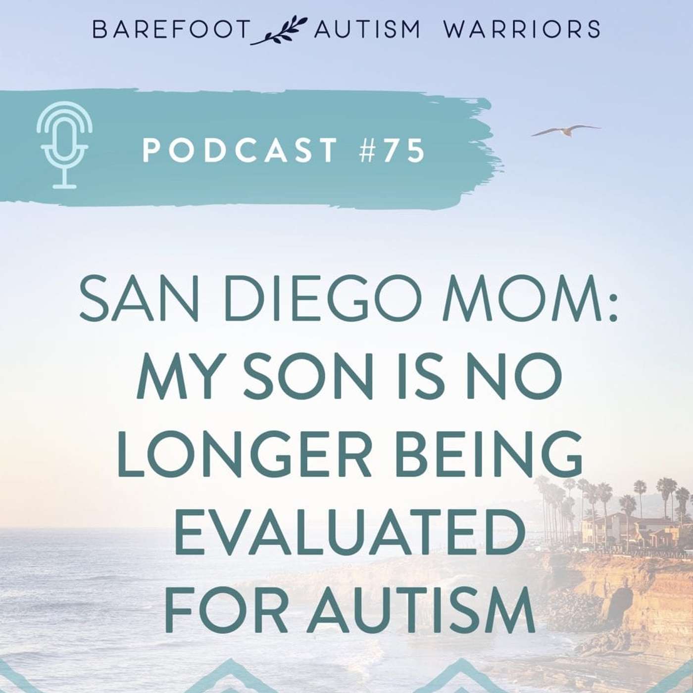 #75 SAN DIEGO MOM: MY SON IS NO LONGER BEING EVALUATED FOR AUTISM episode artwork