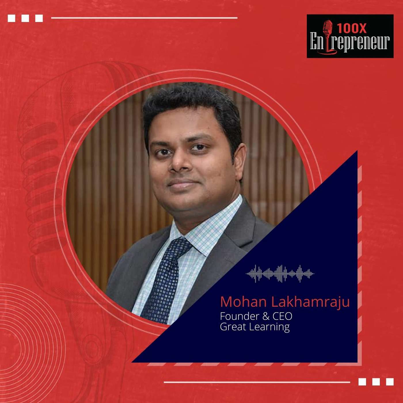 Mohan Lakhamraju, Founder, Great Learning on building $100 Million ARR EdTech Business in India episode artwork