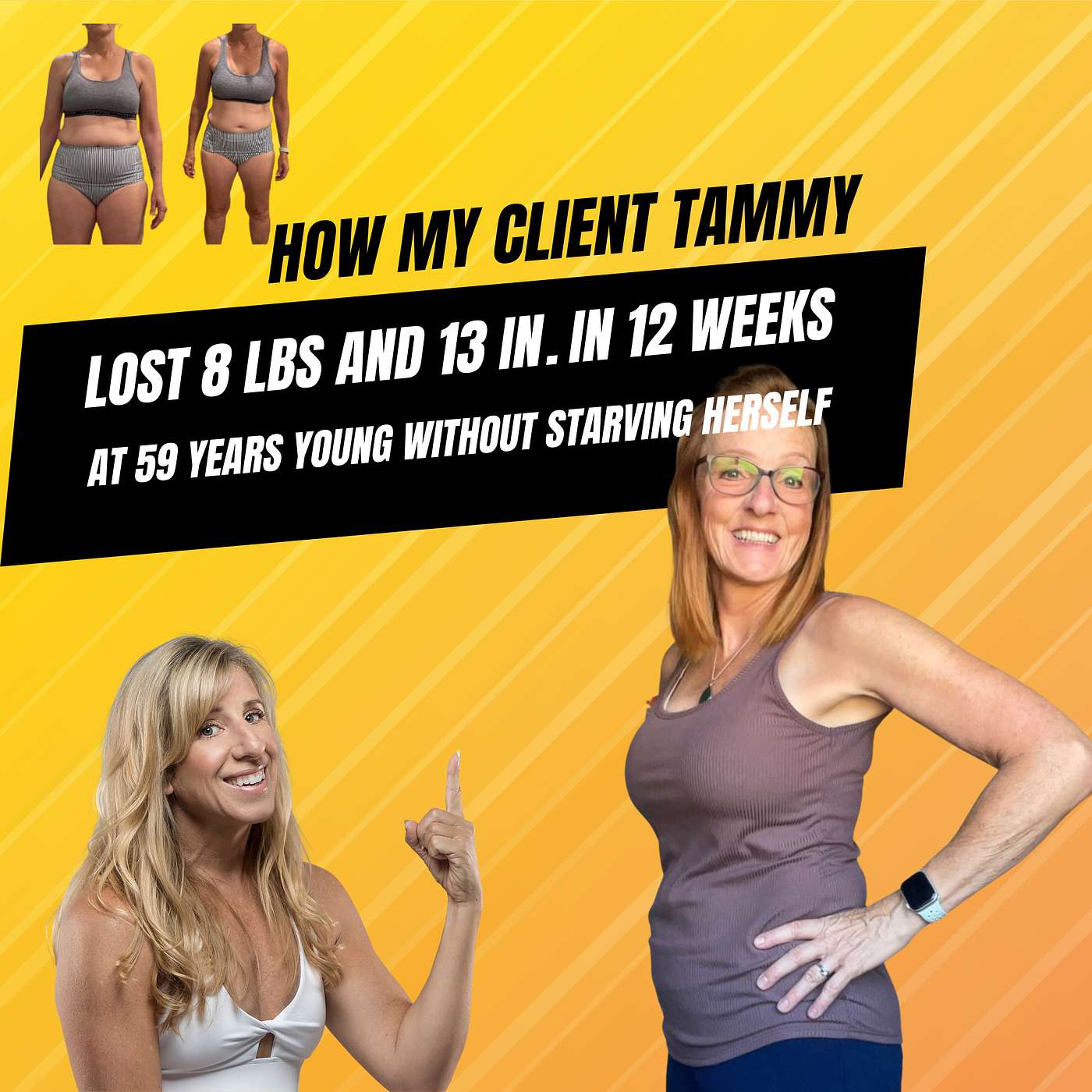 How Tammy Plett lost 8 lbs and 13" in 3 months at 59 years young! episode artwork