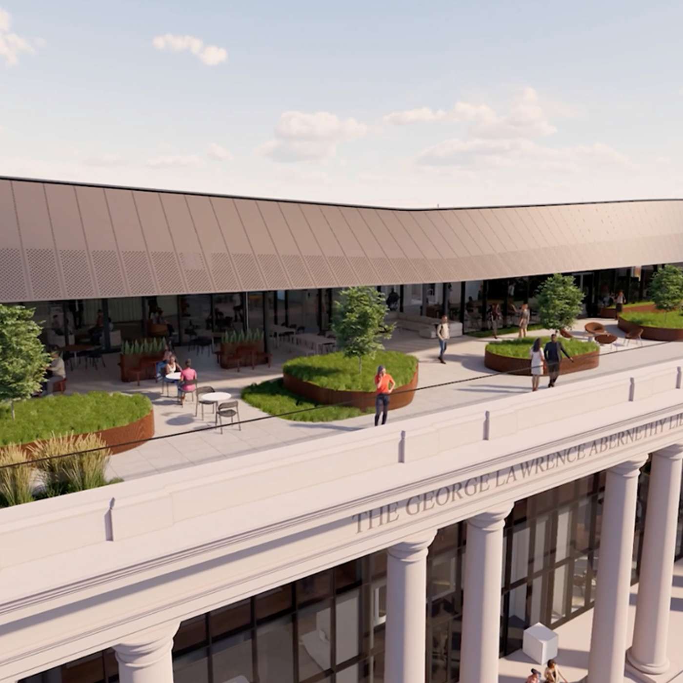 Davidson College Progress Updates on the George Lawrence Abernethy Library